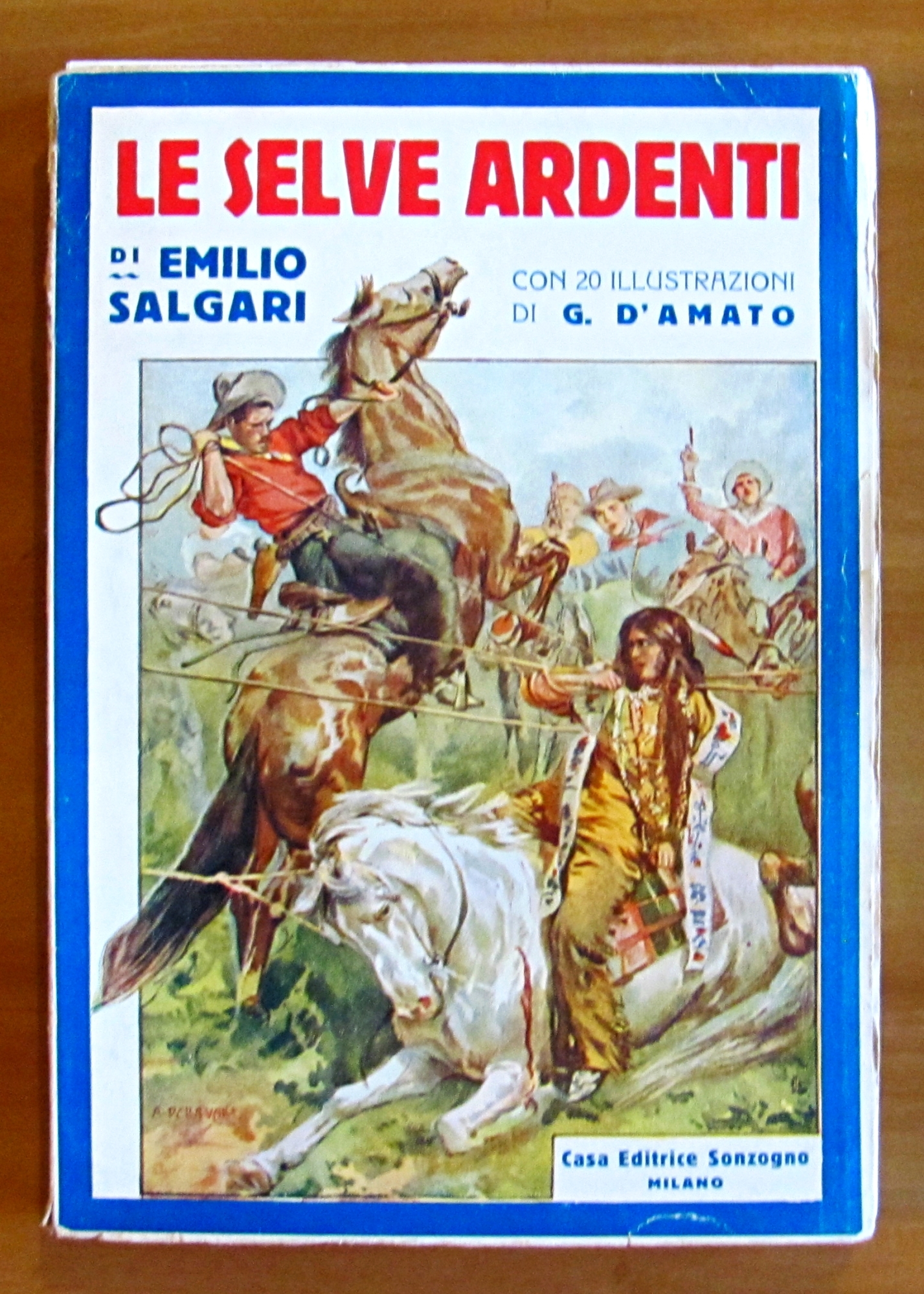 LE SELVE ARDENTI - con 20 illustrazioni di G. D'Amato