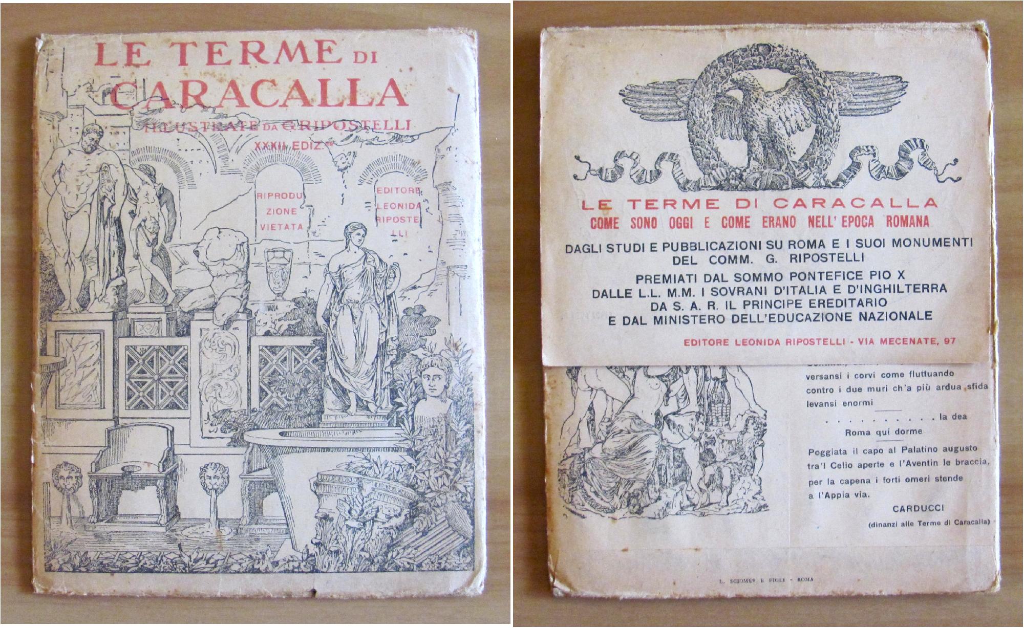 LE TERME DI CARACALLA come sono oggi e come erano …