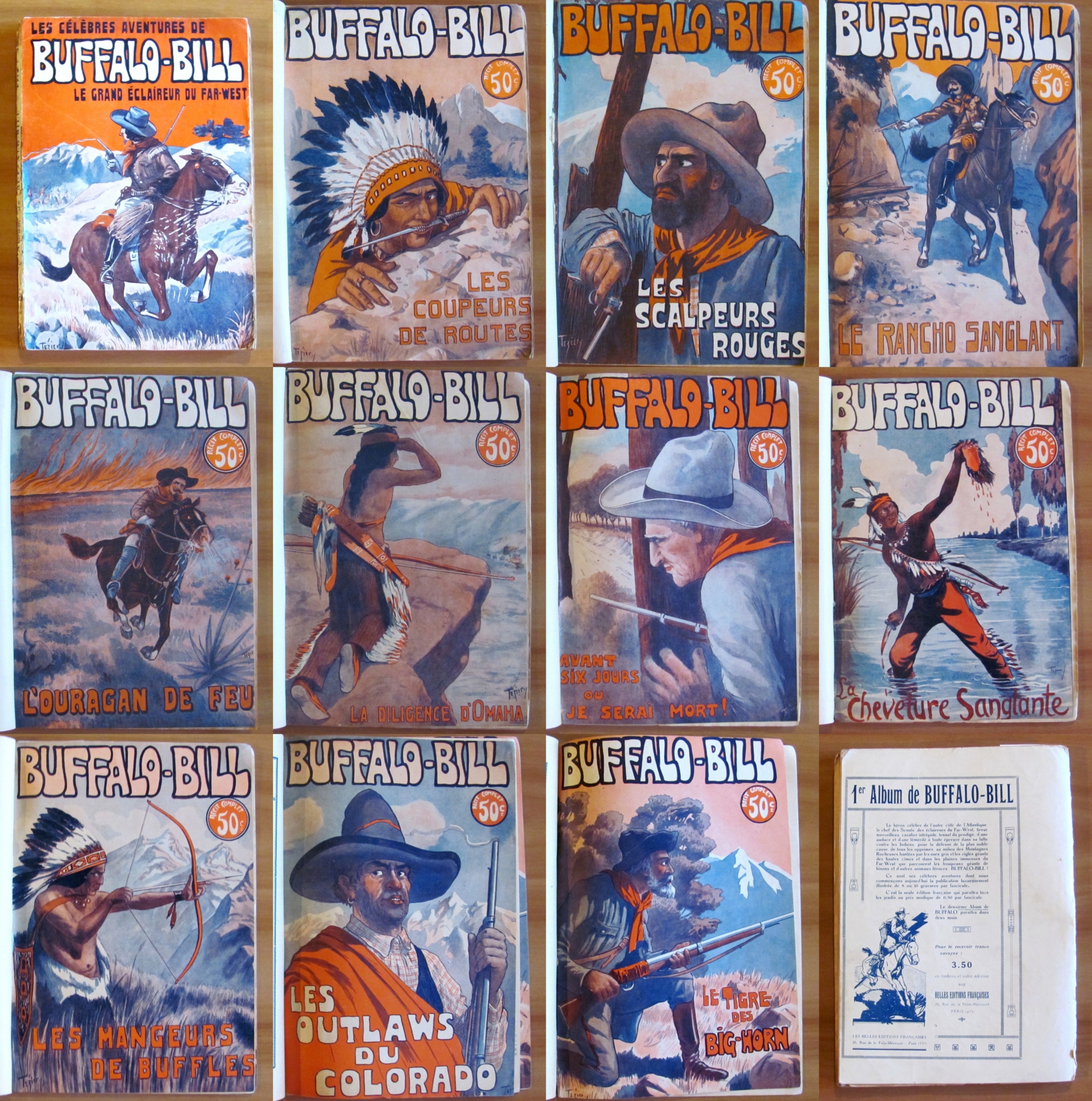 LES CELEBRES AVENTURES DE BUFFALO BILL Grand Eclaireur du Far …