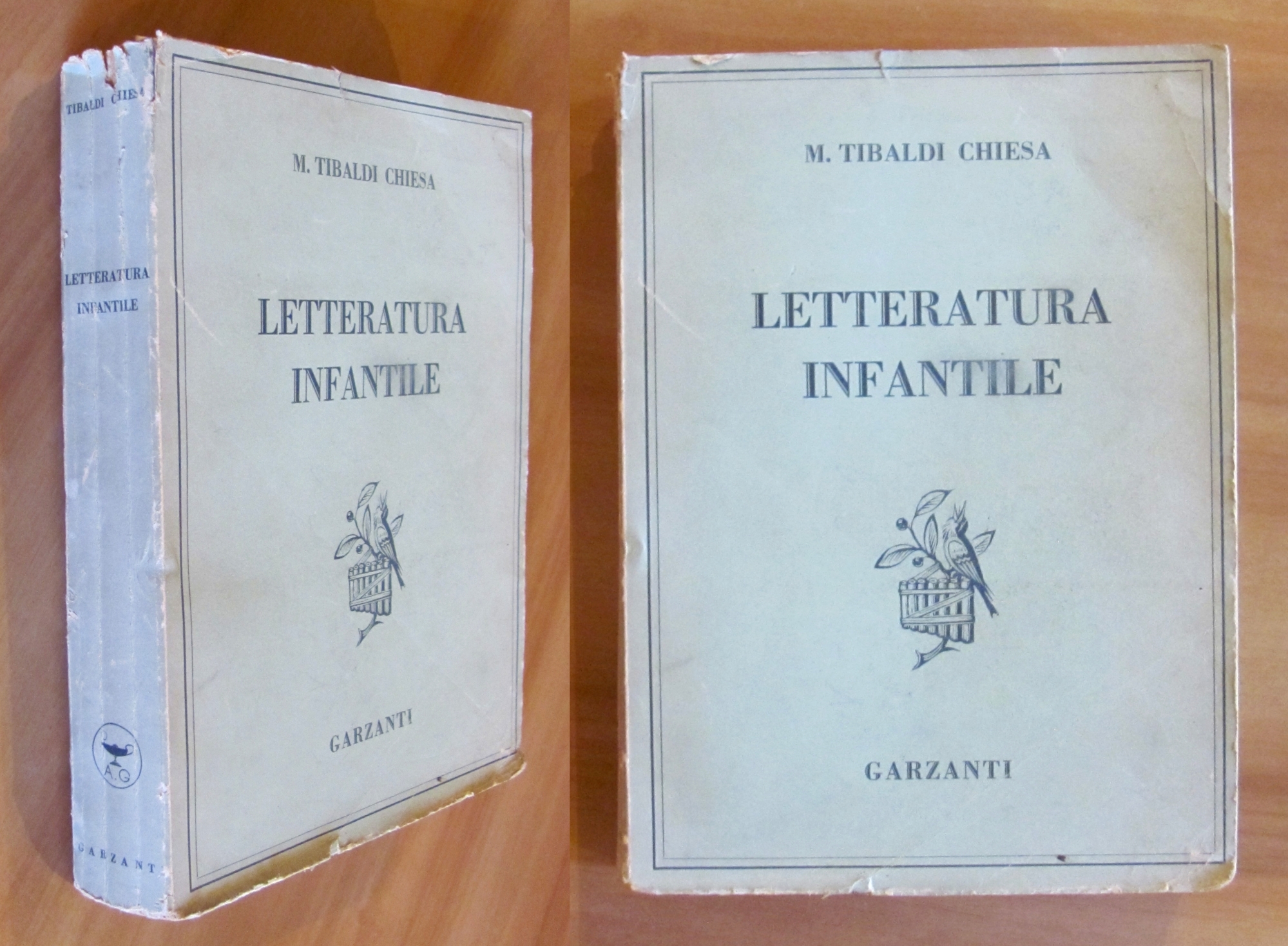 LETTERATURA INFANTILE, I ed. 1945 illustrato