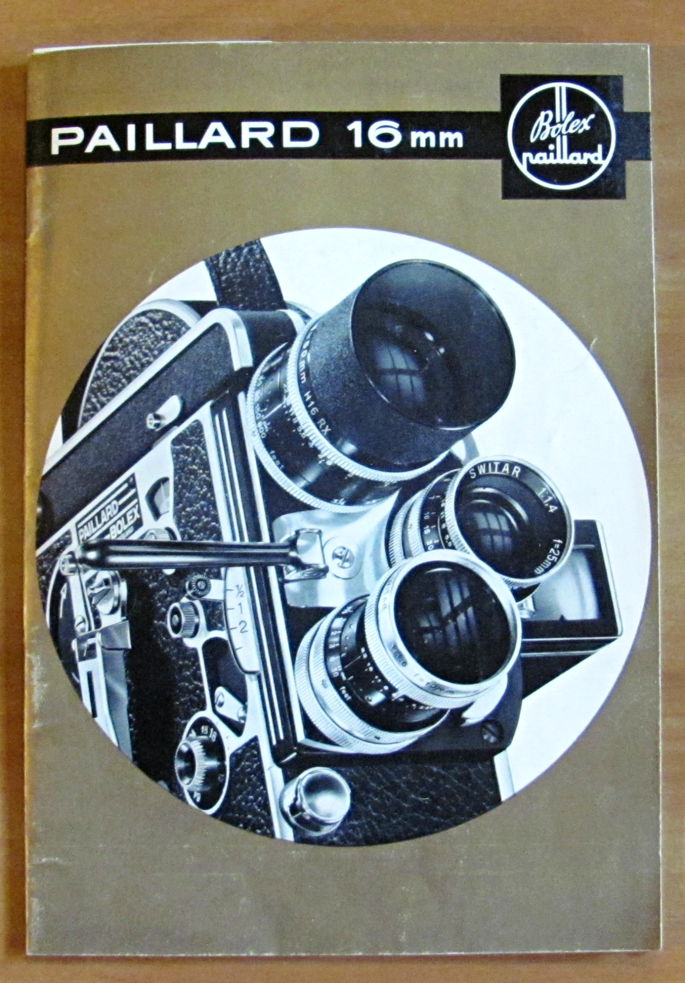 Libretto PAILLARD 16mm - Bolex in Italiano