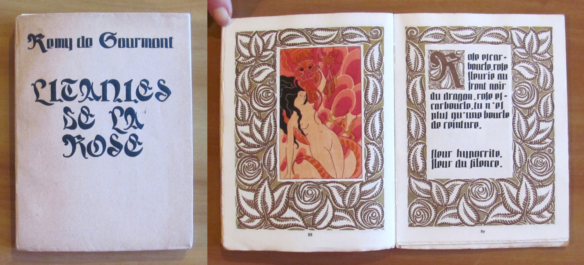 LITANIES DE LA ROSE, I edizione 1919 iil. A. DOMIN …