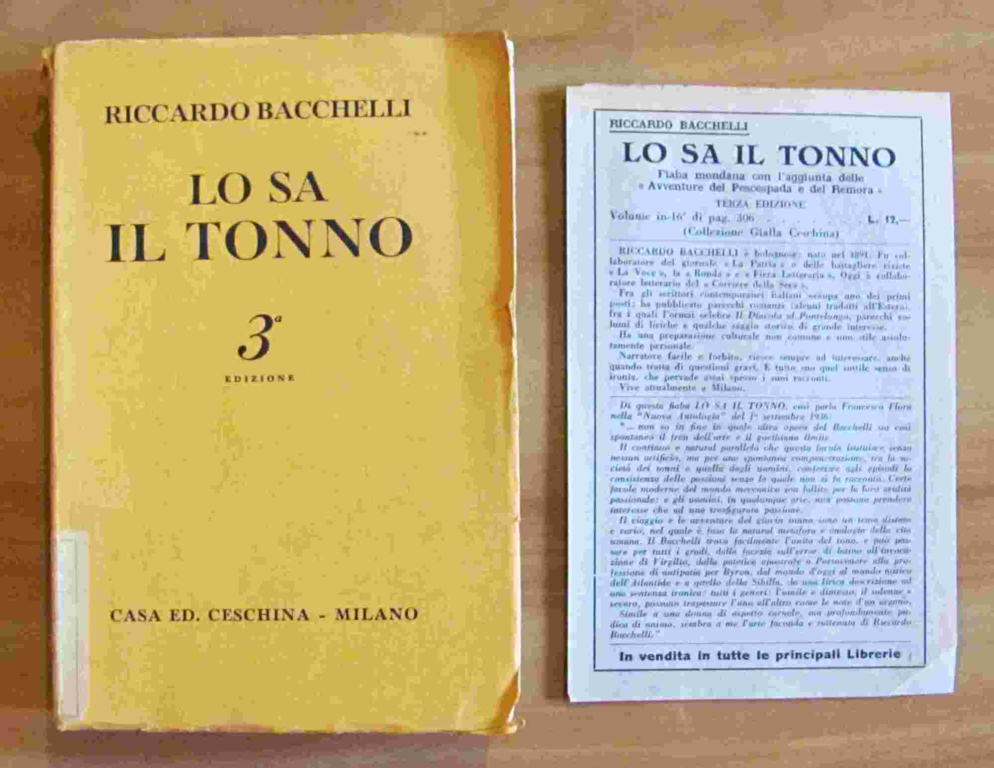 LO SA IL TONNO colla aggiunta delle Avventure del Pescespada …