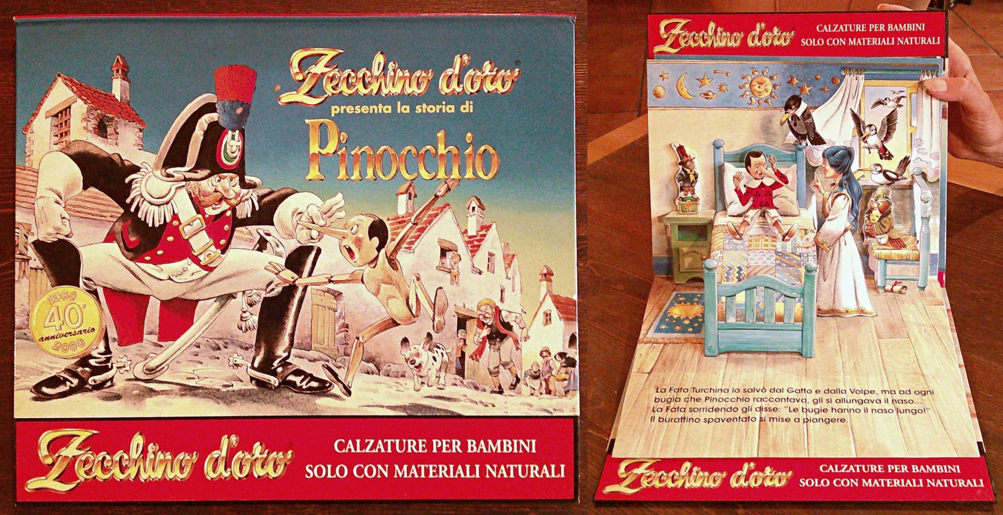 LO ZECCHINO D'ORO presenta la storia di PINOCCHIO - POP-UP