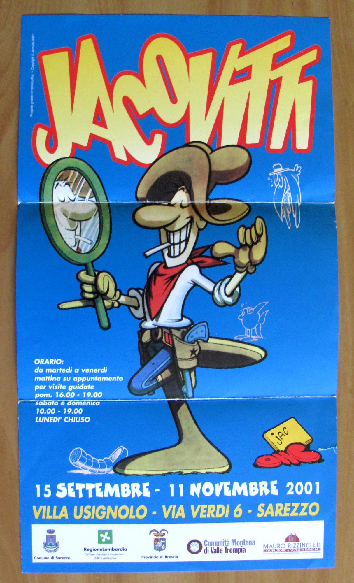 Locandina JACOVITTI - 15 Settembre - 11 Novembre 2001 - …