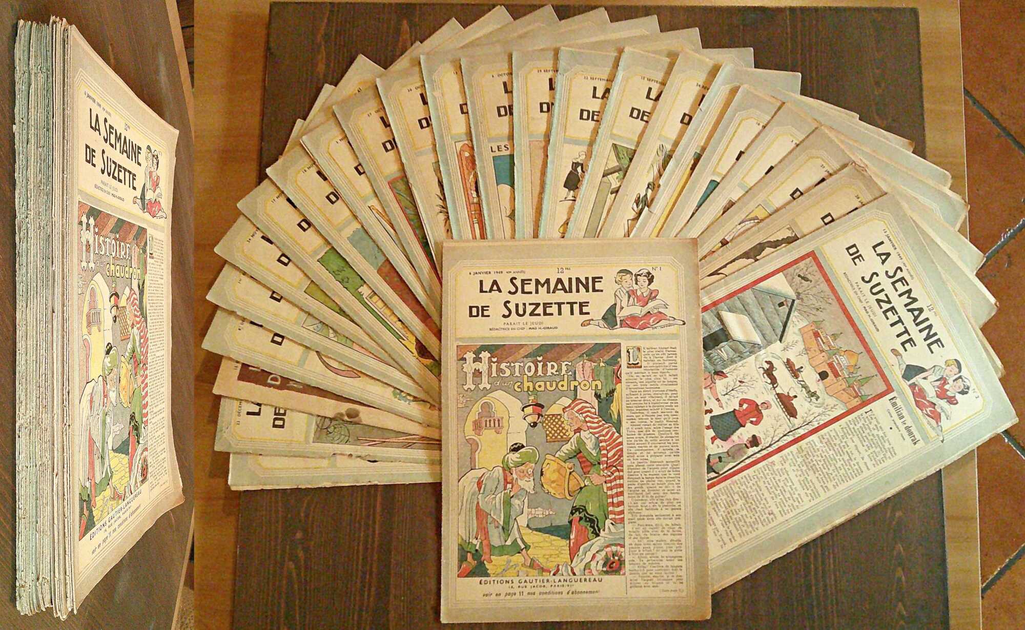 Lotto 24 Fascicoli 1/52 - LA SEMAINE DE SUZETTE, 1949