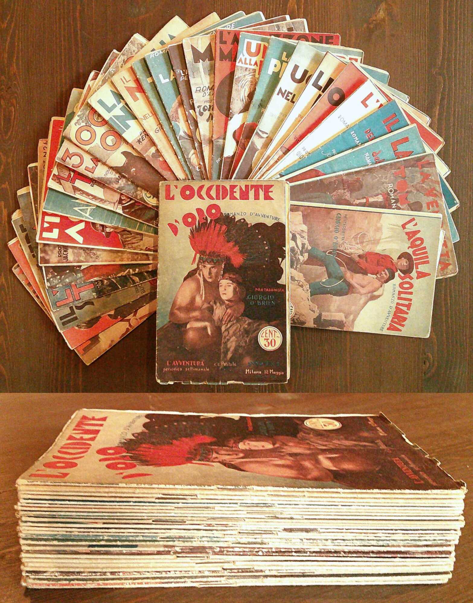 Lotto 26 Albi - L'AVVENTURA N.1/29 - 1934