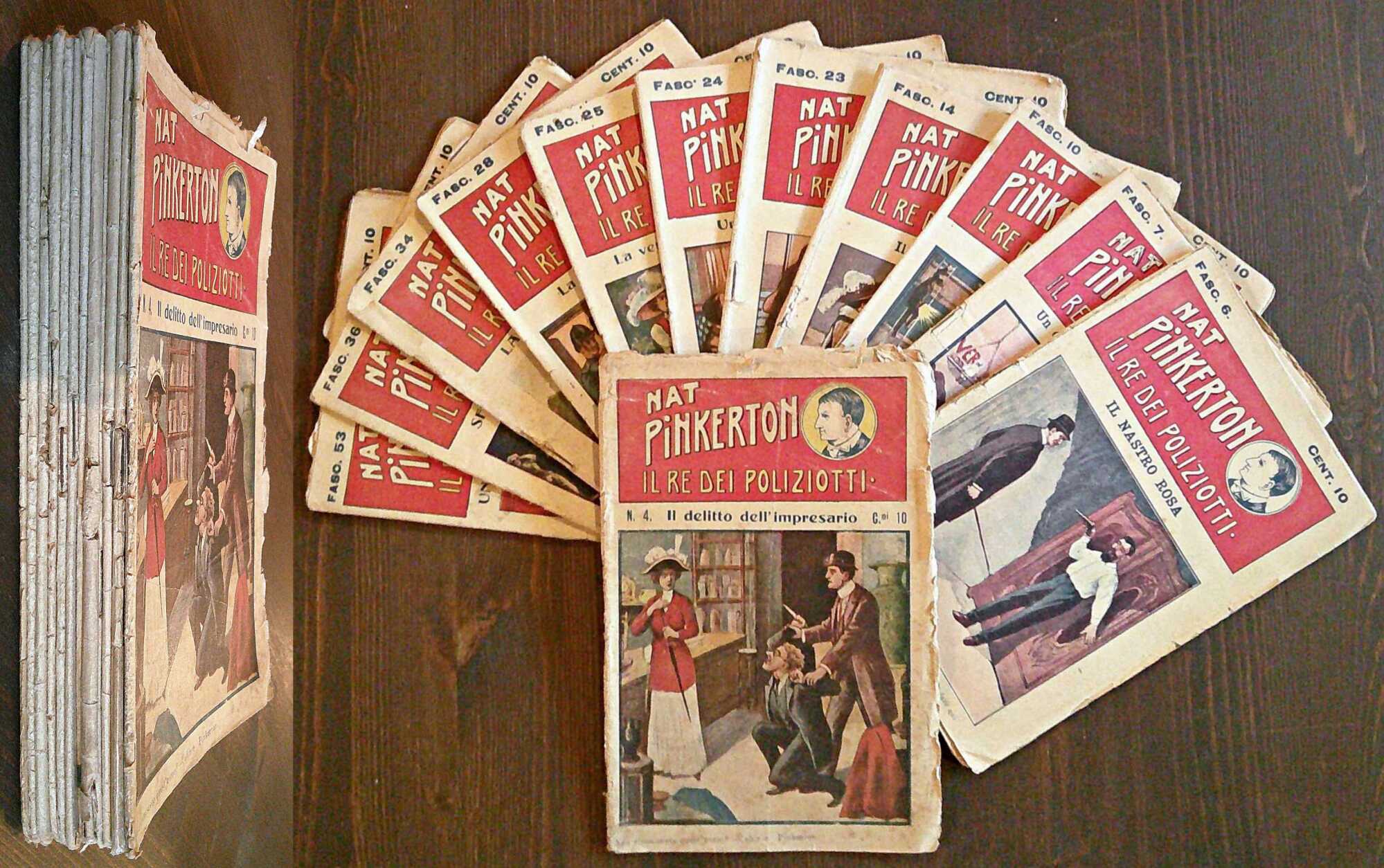 Lotto di 12 Fascicoli N.4/53 - NAT PINKERTON Re dei …