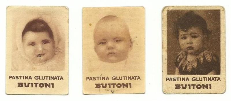 Lotto Di 3 Figurine Diverse Pastina Glutinata Buitoni