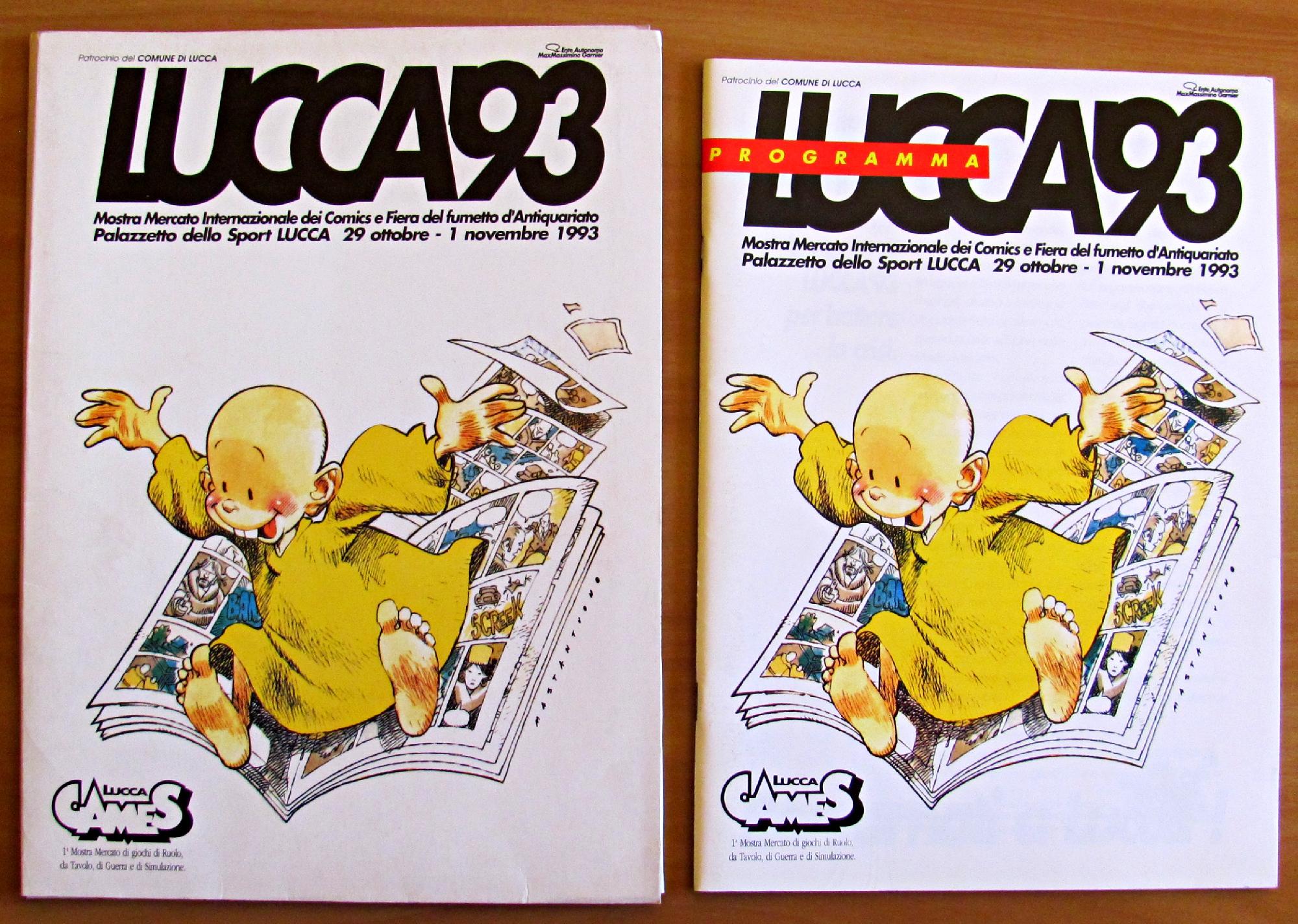 LUCCA '93 - PROGRAMMA CON CARTELLINA ORIGINALE