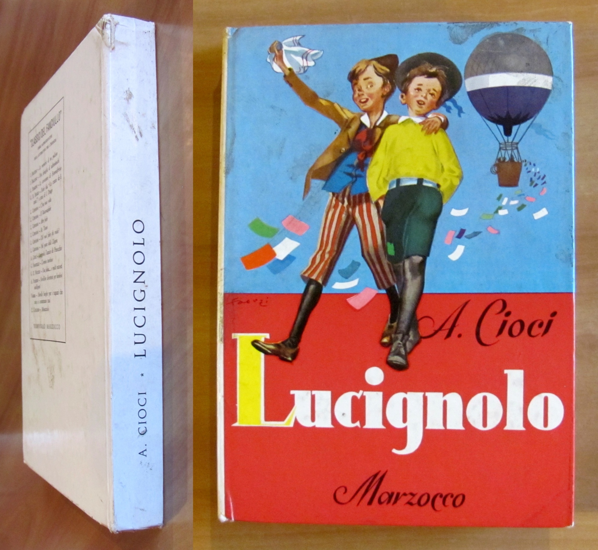 LUCIGNOLO L'amoco di Pinocchio, 1963 - ill. FAORZI