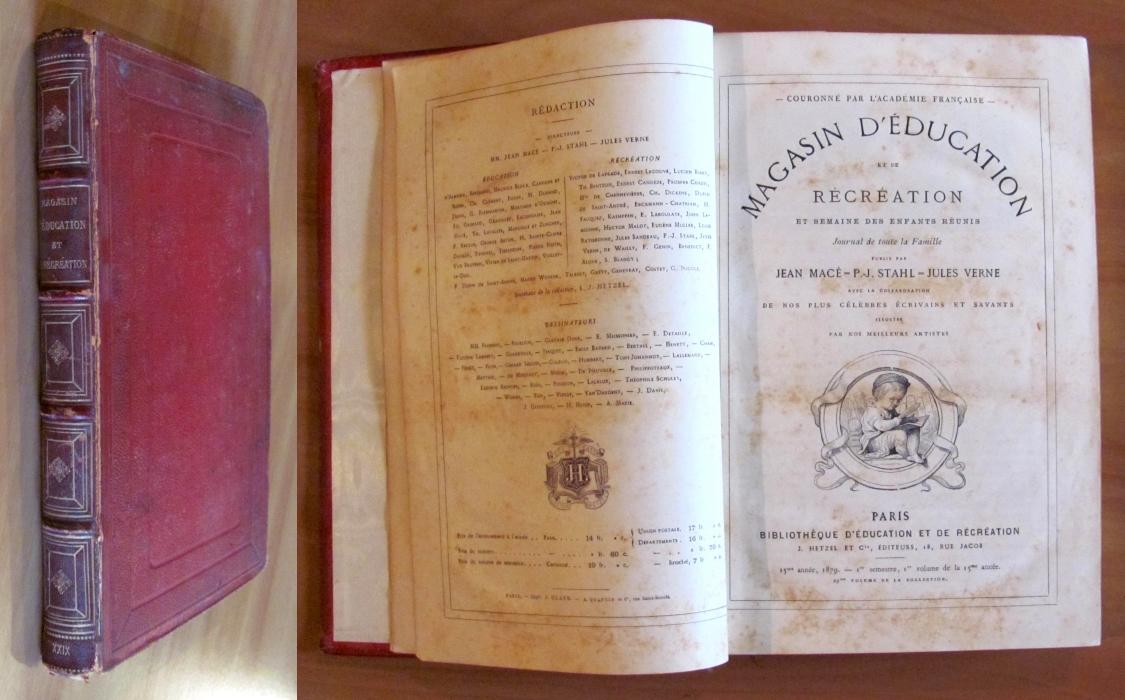 MAGASIN D'EDUCATION ET RECREATION, Hetzel, 1879 - 29^ Volume