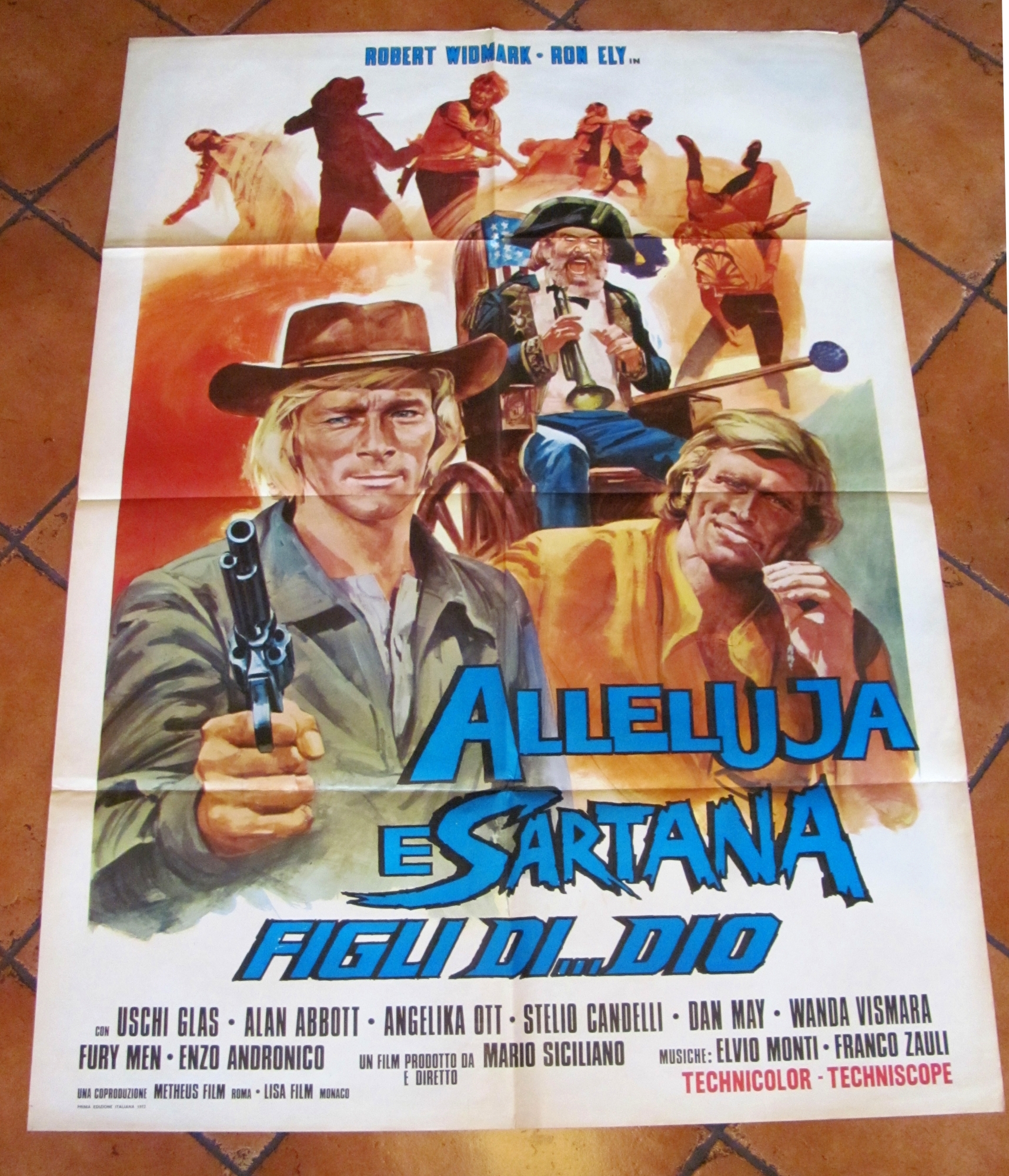 Manifesto Cinema ALLUJA E SARTANA FIGLI DI... DIO - 100x140, …