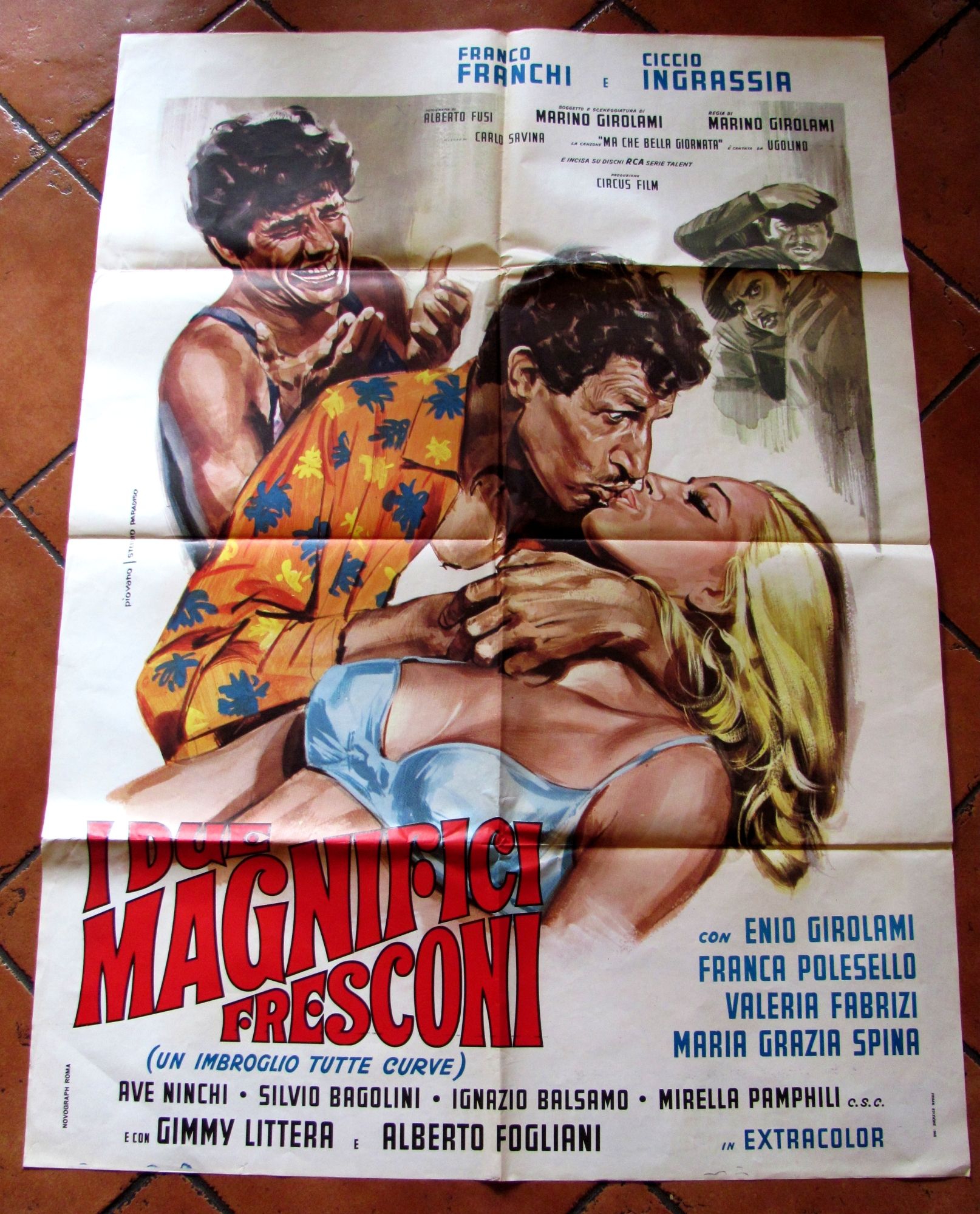 Manifesto I DUE MAGNIFICI FRESCONI con Franco Franchi e Ciccio …