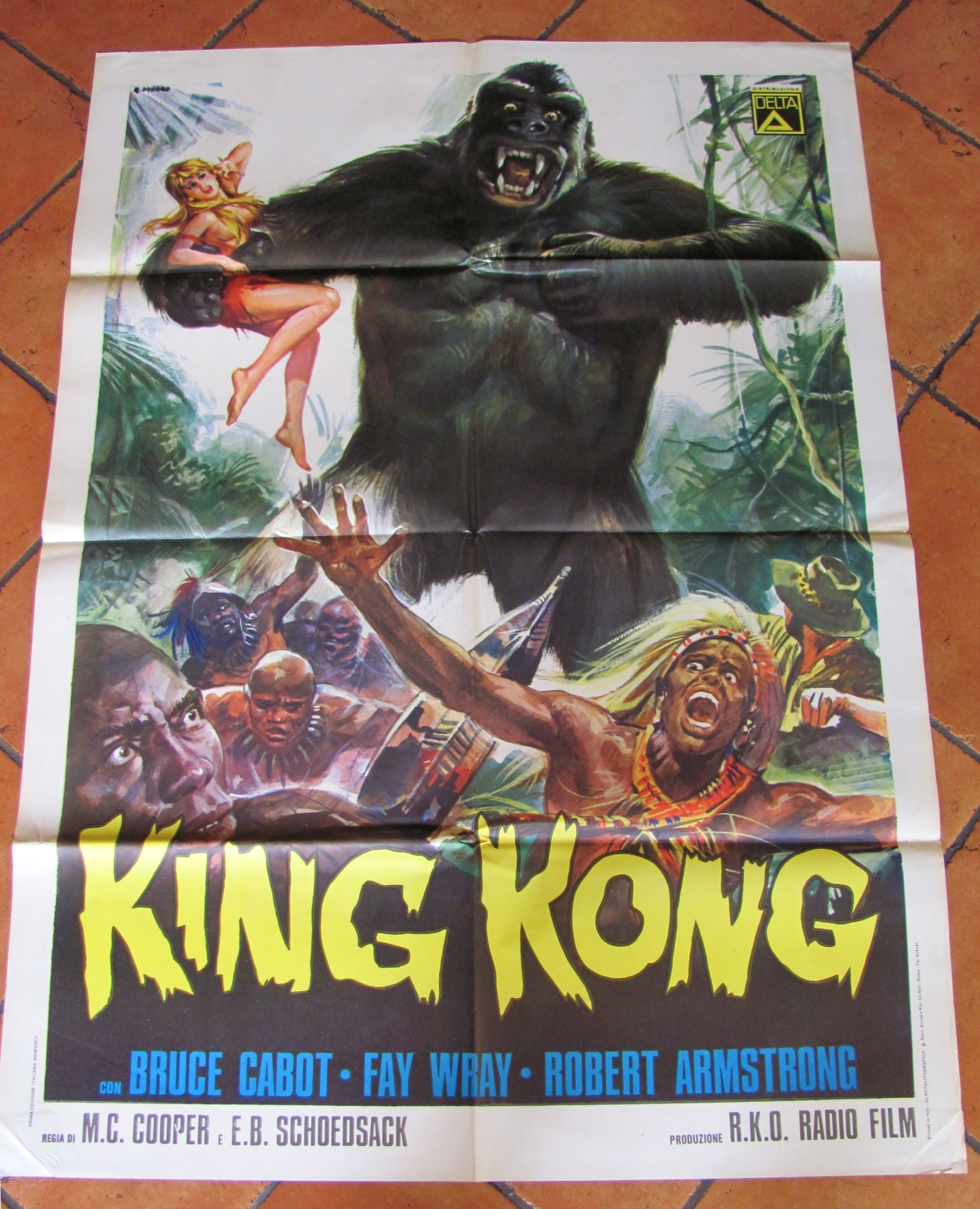 Manifesto KING KONG di R. CASARO - I ed. Italiana …