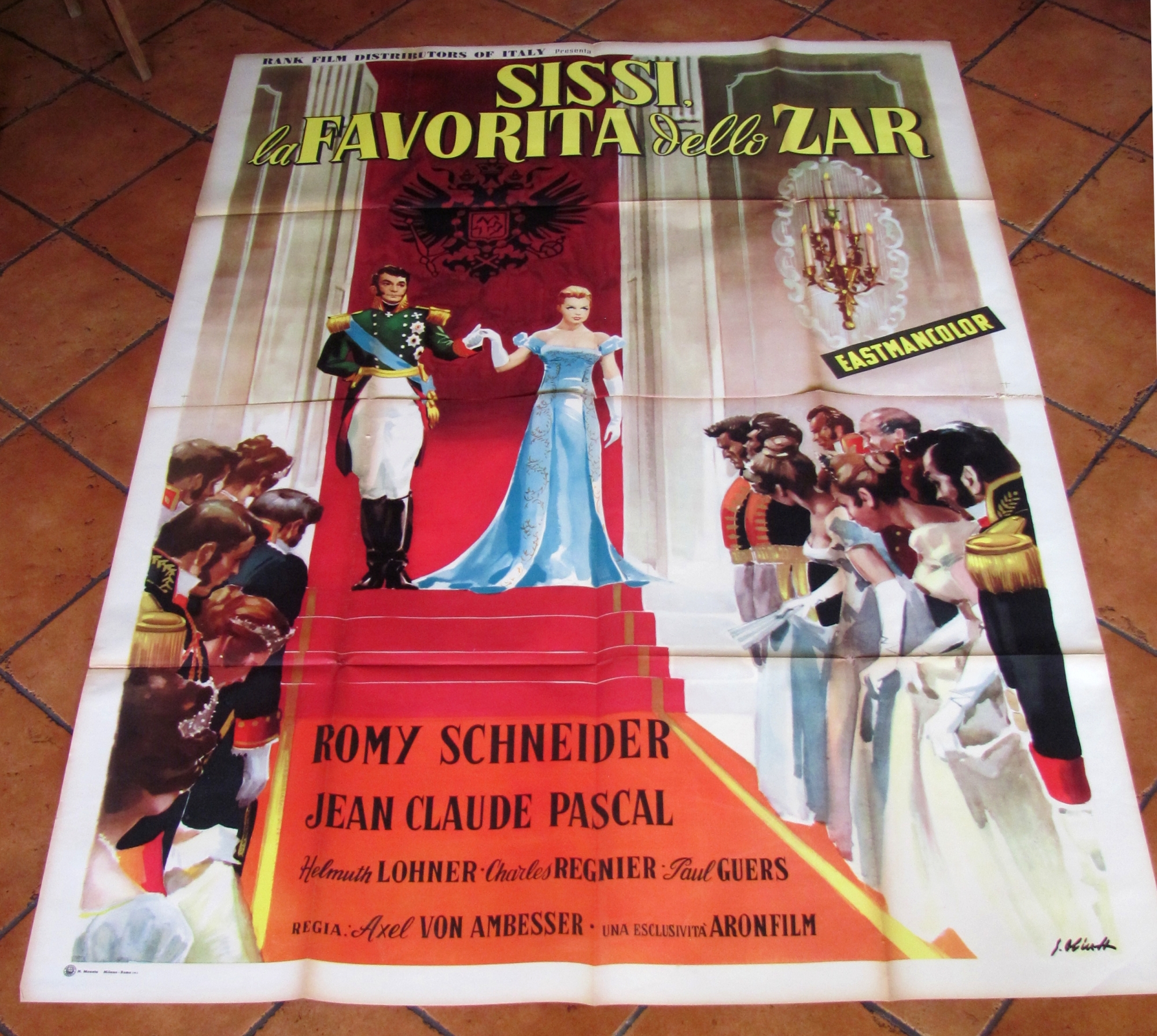 Manifesto SISSI LA FAVORITA DELLO ZAR con R. SCHNEIDER e …