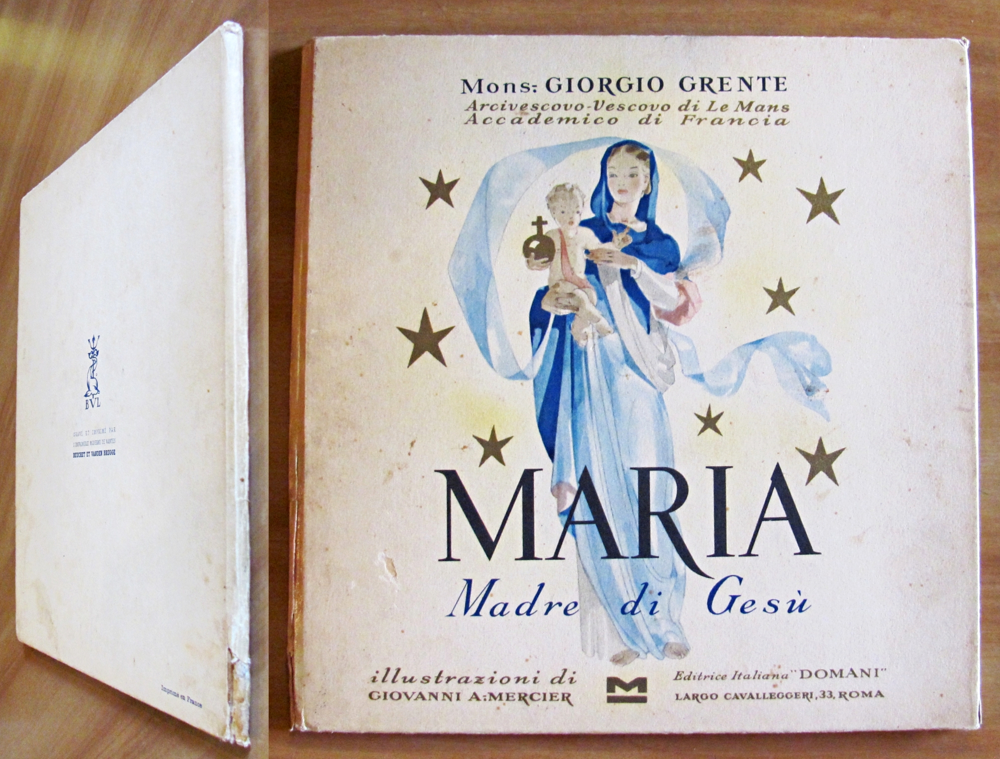 MARIA MADRE DI GESU', I ed. 1948 - ill. MERCIER