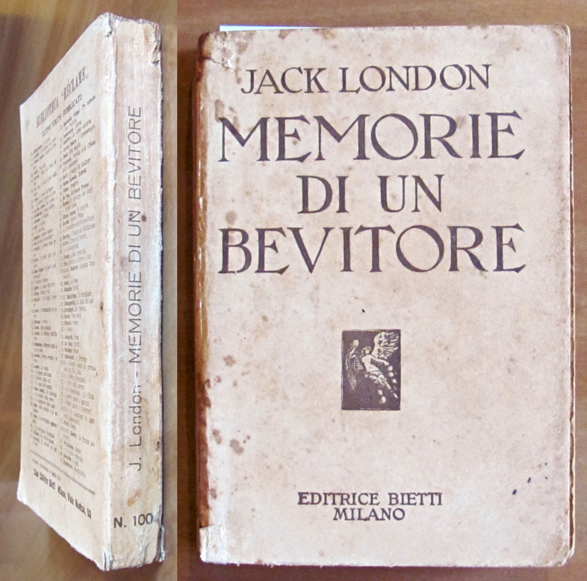 MEMORIE DI UN BEVITORE, 1933