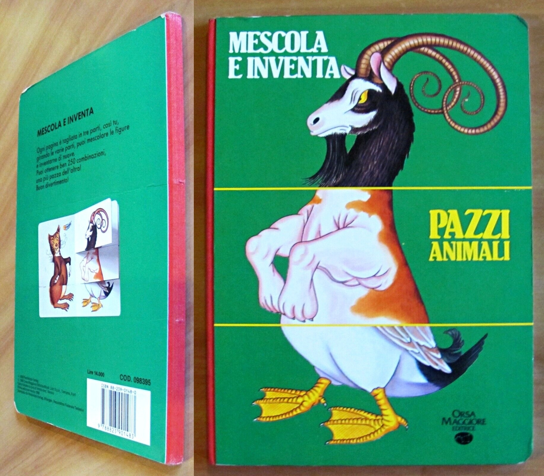 MESCOLA E INVENTA PAZZI ANIMALI - Libro Pop-Up, I ed. …