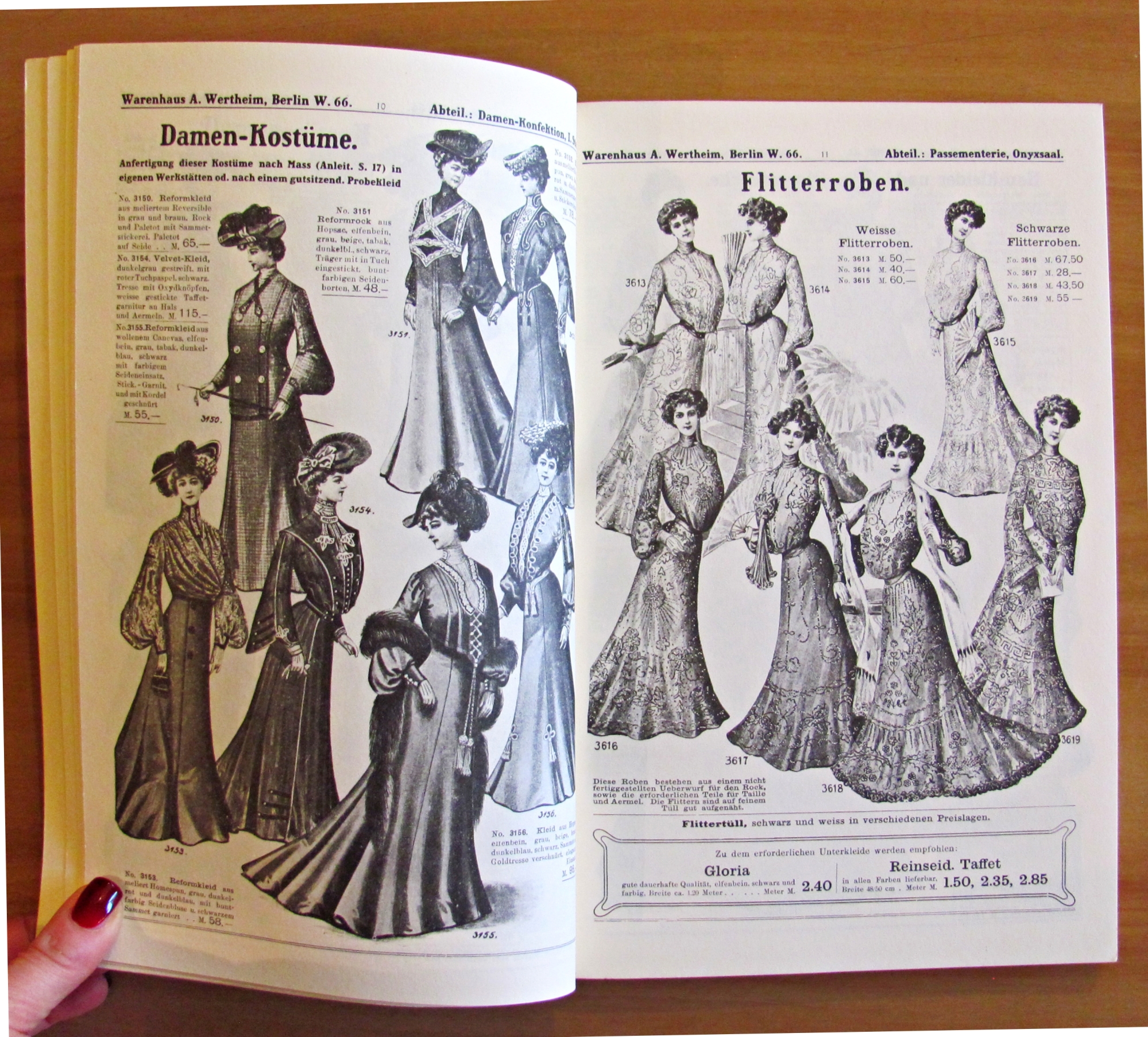 MODE-KATALOG - WARENHAUS A. WERTHEIM 1903-1904