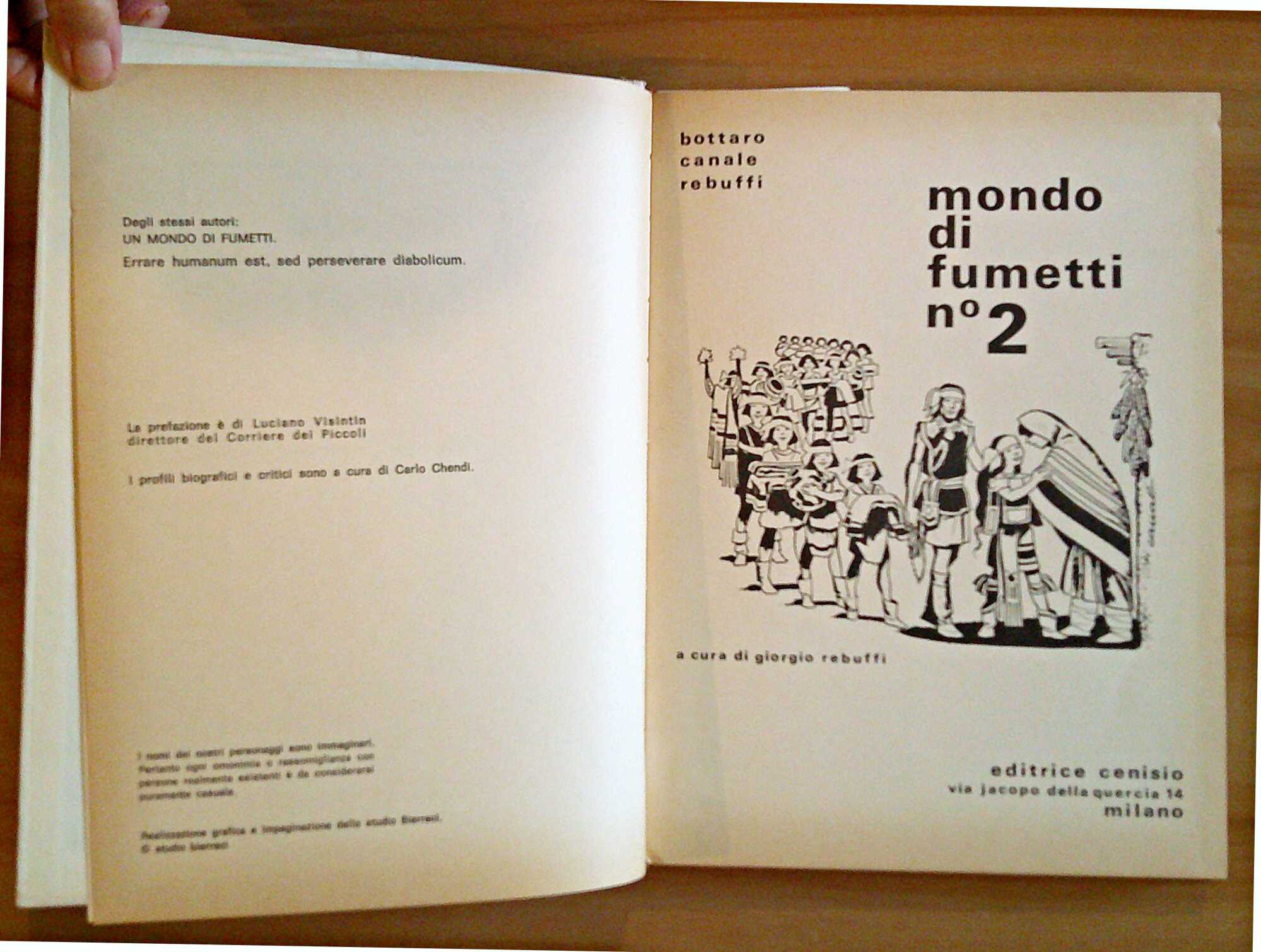 MONDO DI FUMETTI N.2, 1974 - Con Dedica AUTOGRAFA di …