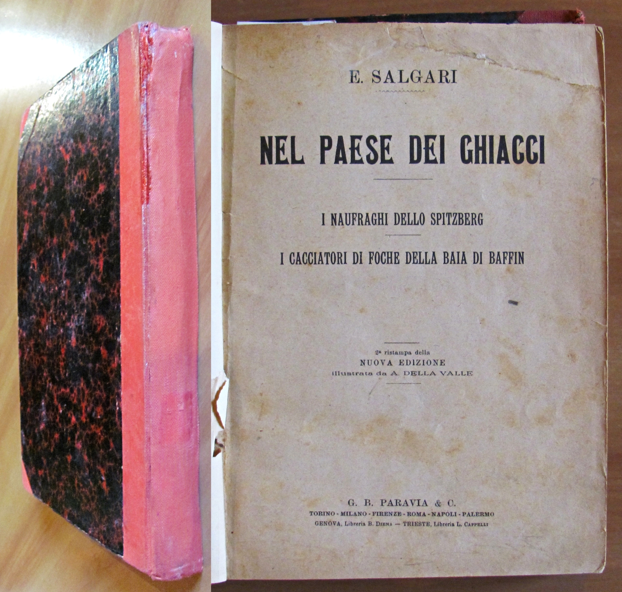 NEL PAESE DEI GHIACCI, 1919 - ill. DELLA VALLE