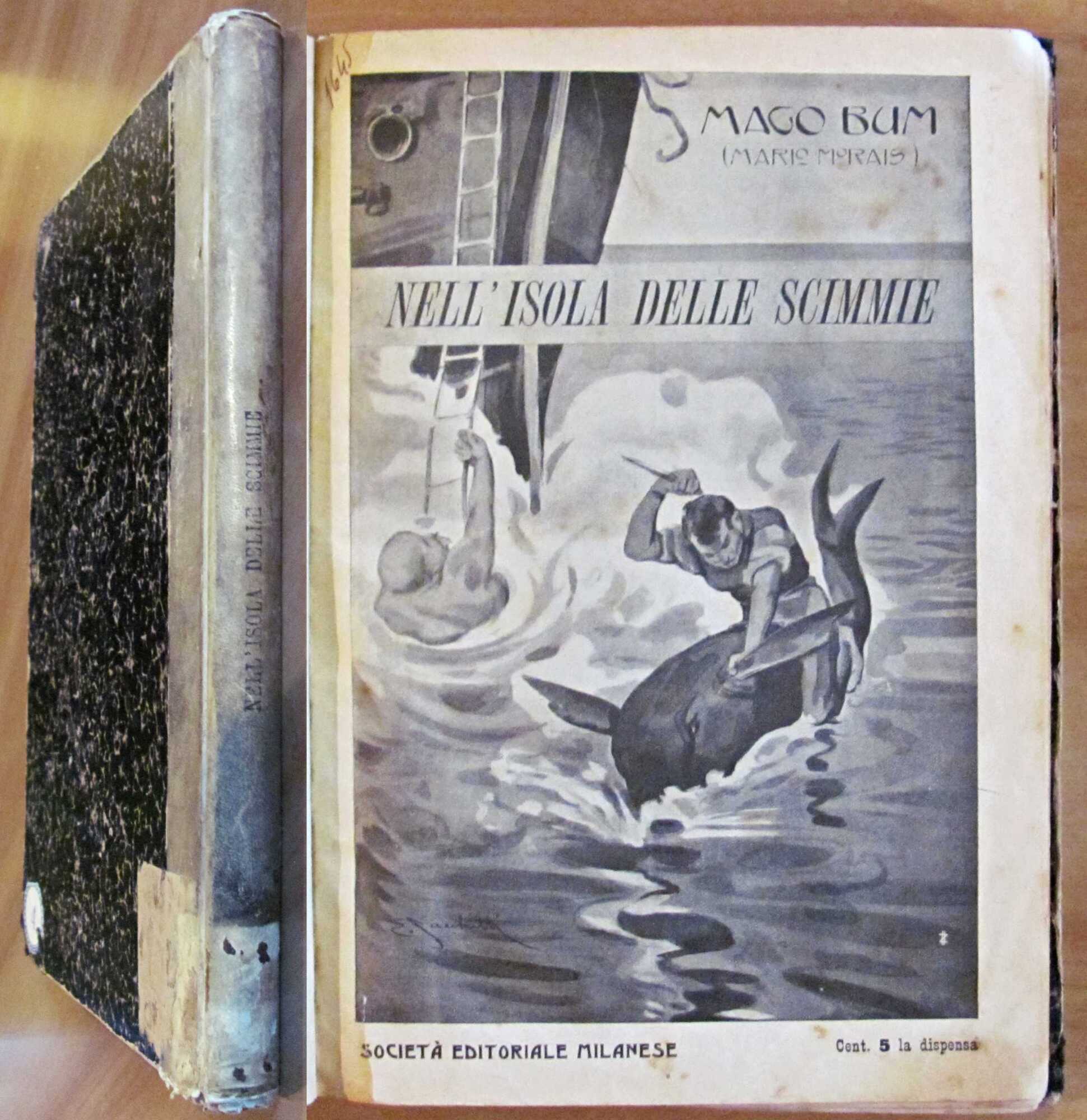 NELL'ISOLA DELLE SCIMMIE, anni '20 - ill. SACCHETTI