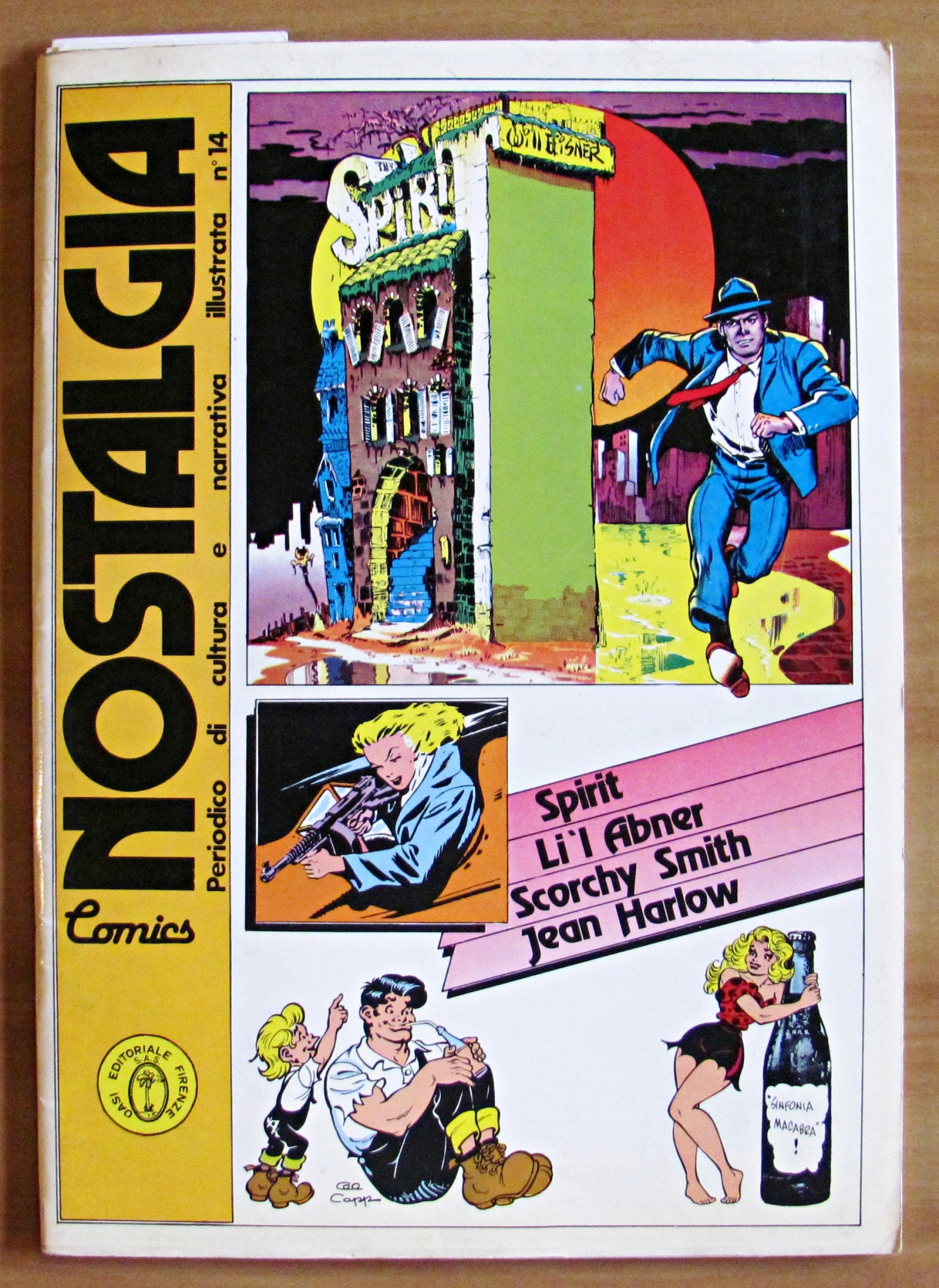 NOSTALGIA COMICS N.14 - Spirit, Li'l Abner, Scorchy Smith, Jean …