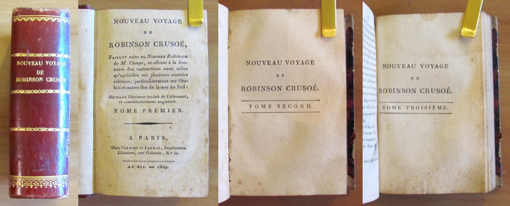 NOUVEAU VOYAGE DE ROBINSON CRUSOE - Opera Completa in 3 …