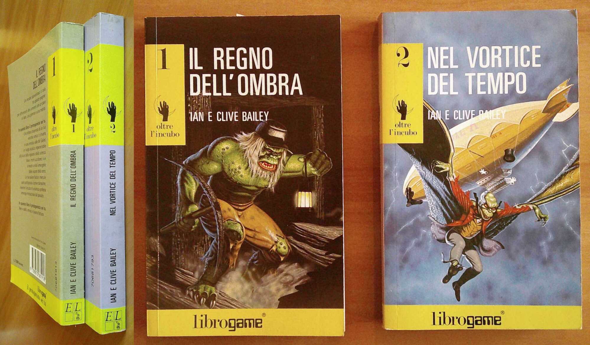OLTRE L'INCUBO VOL. 1 e 2 - Coll. LIBROGAME, 1987/89