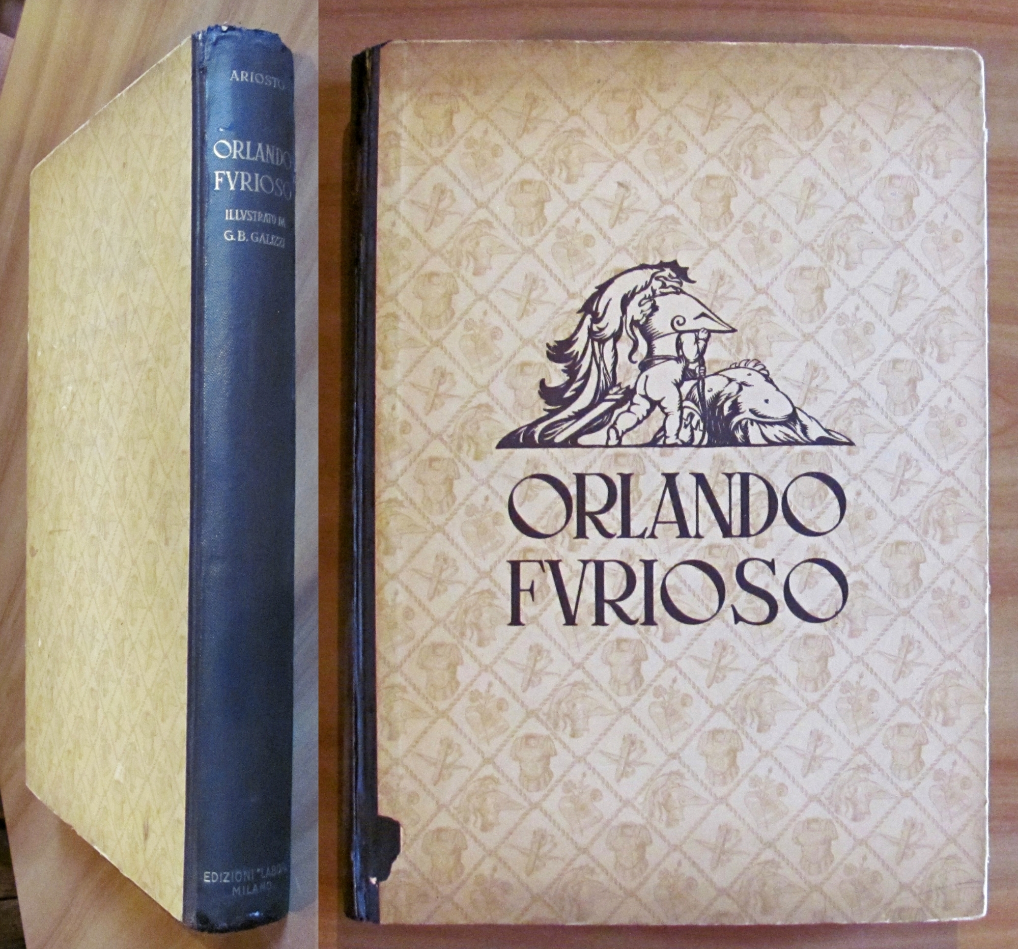 ORLANDO FURIOSO, I ed. 1945 - ill. GALIZZI