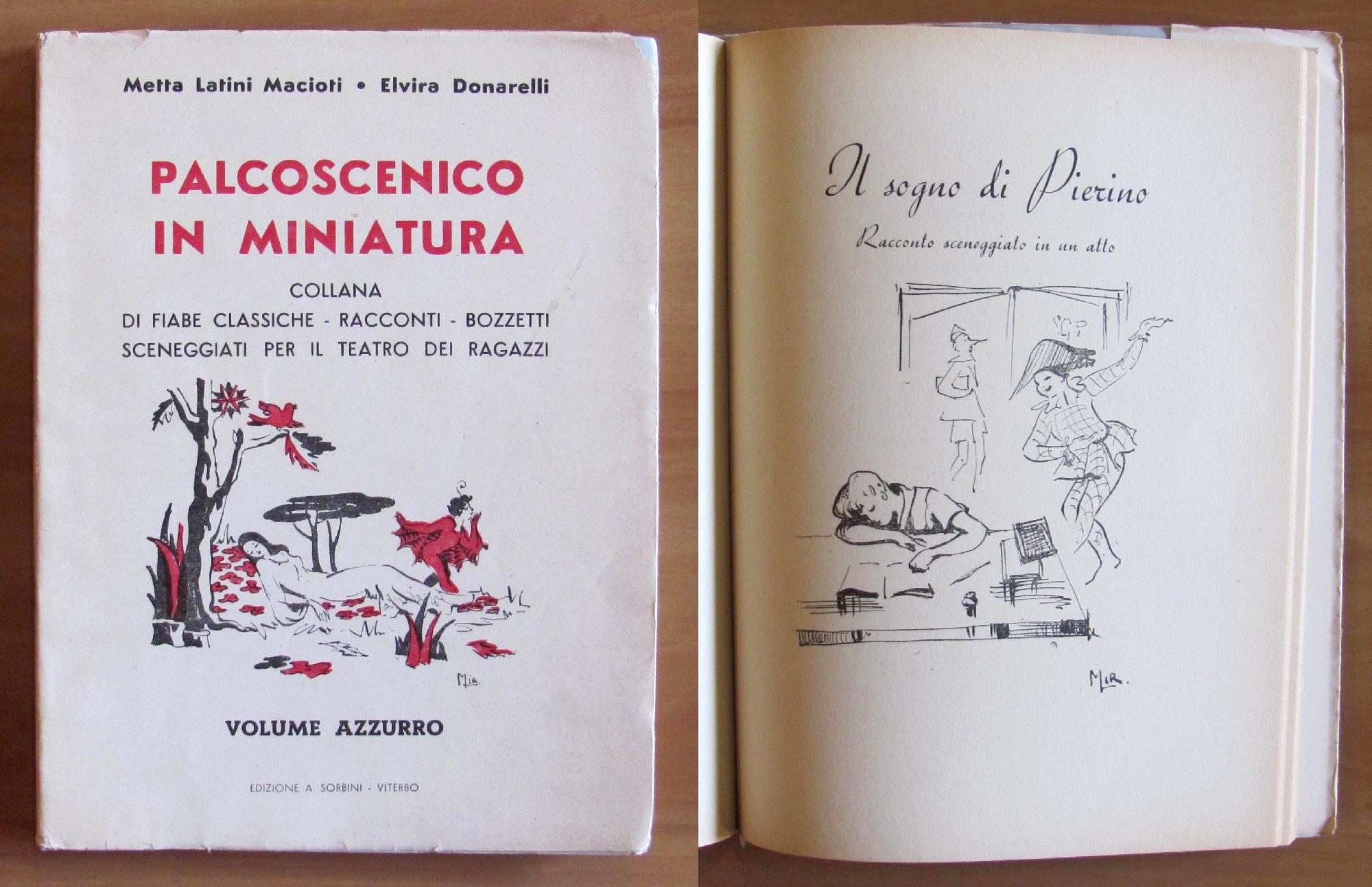 PALCOSCENICO IN MINIATURA - Collana di Fiabe classiche, Racconti, Bozzetti …