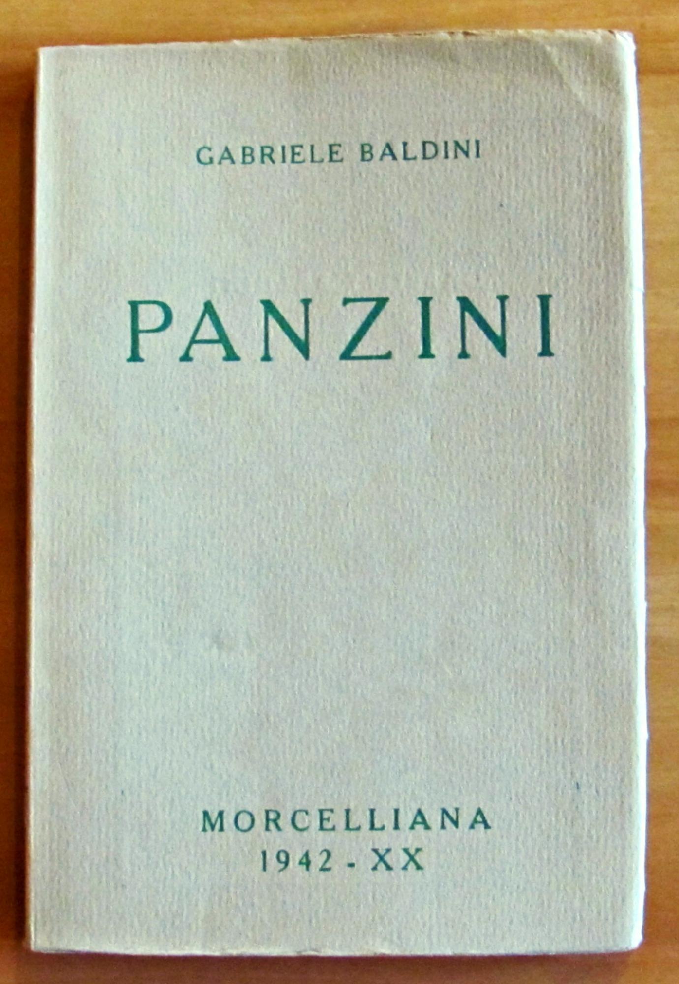 PANZINI - SAGGIO CRITICO
