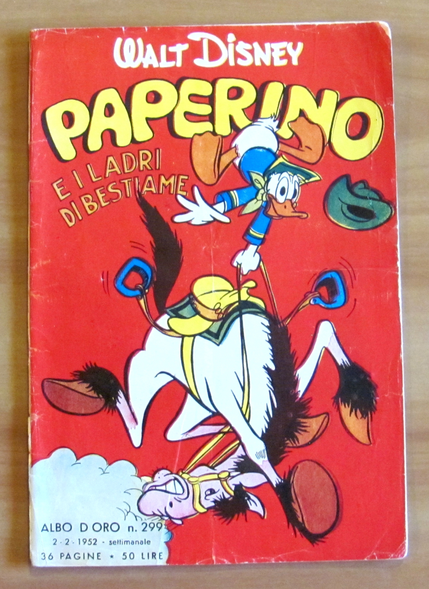 PAPERINO E I LADRI DI BESTIAME - Albo d'Oro N.299 …