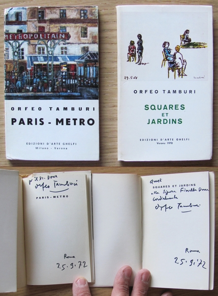 PARIS-METRO e SQUARES ET JARDINS - Autografati