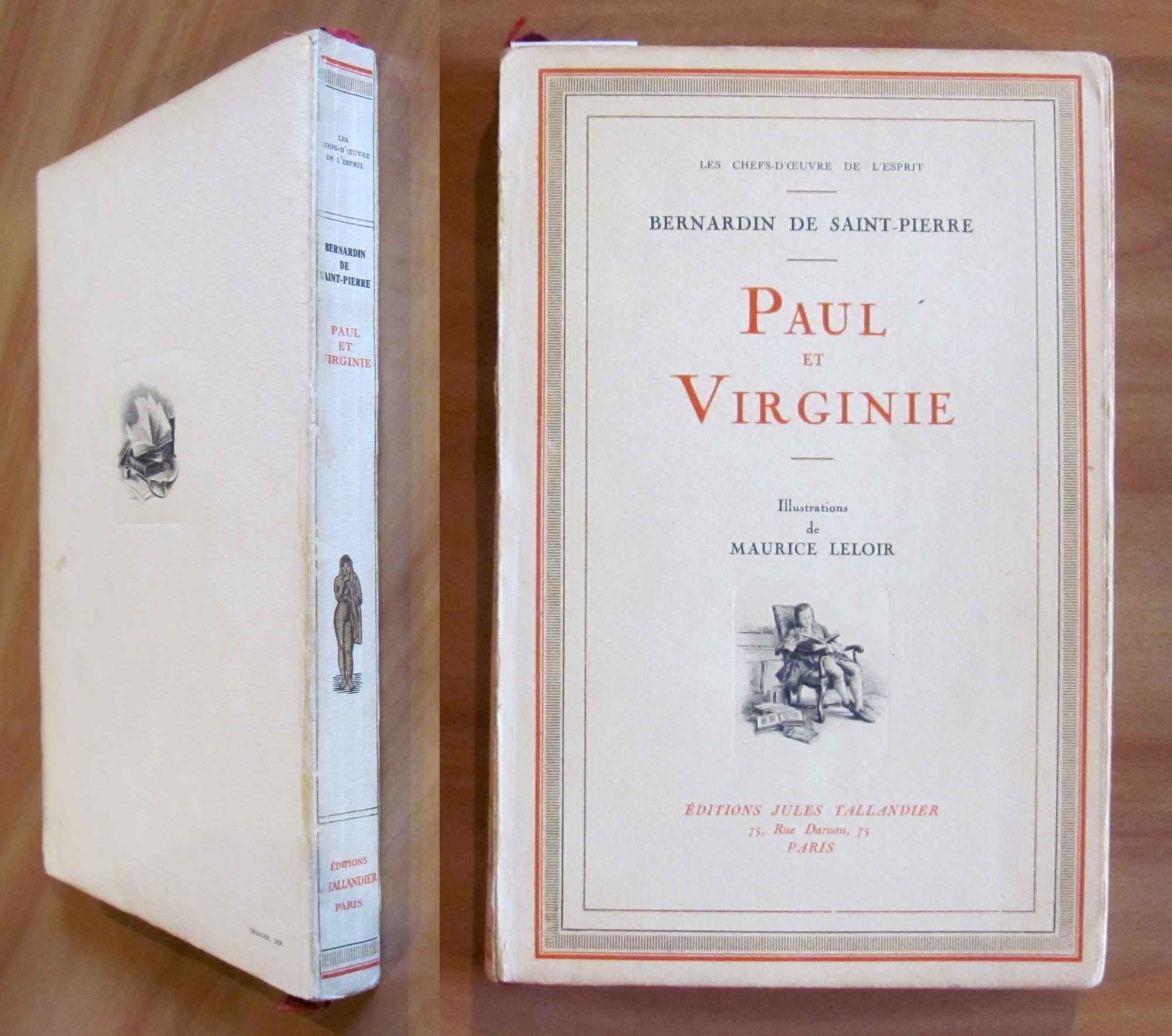 PAUL ET VIRGINIE - Les Chefs-D'Oeuvre de l'Esprit - ill. …