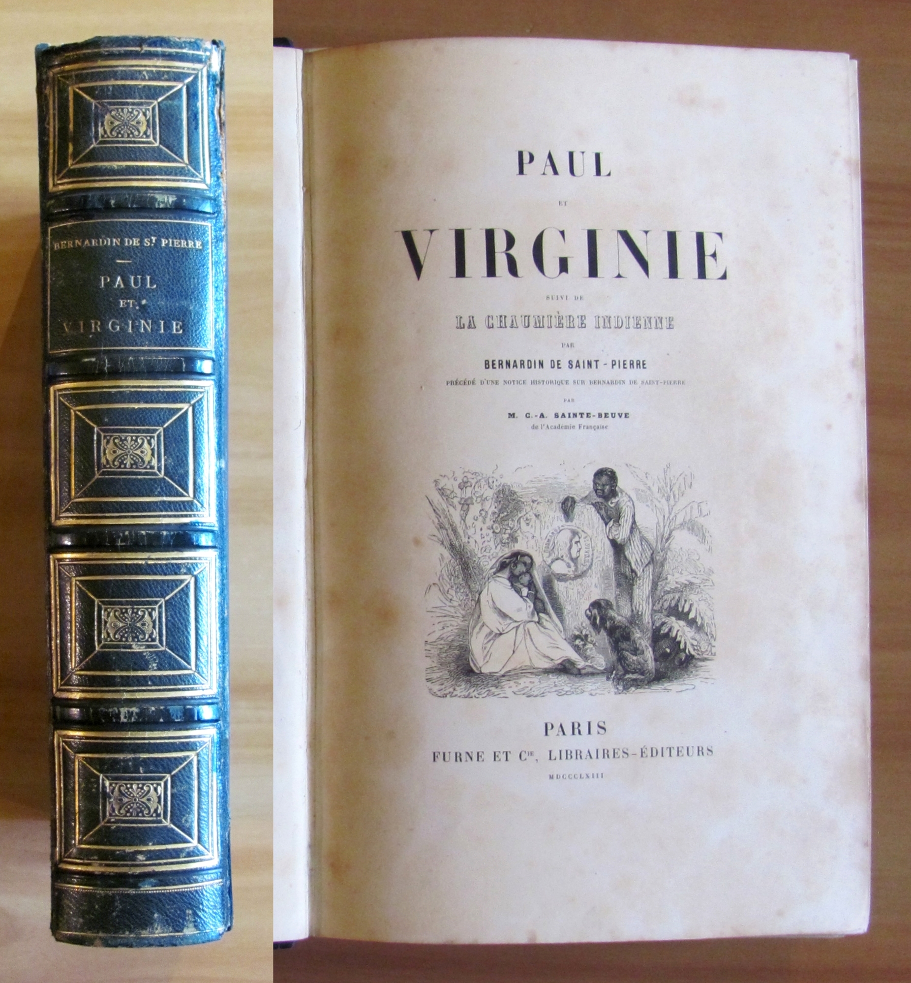 PAUL et VIRGINIE suivi de la Chaumiere Indienne