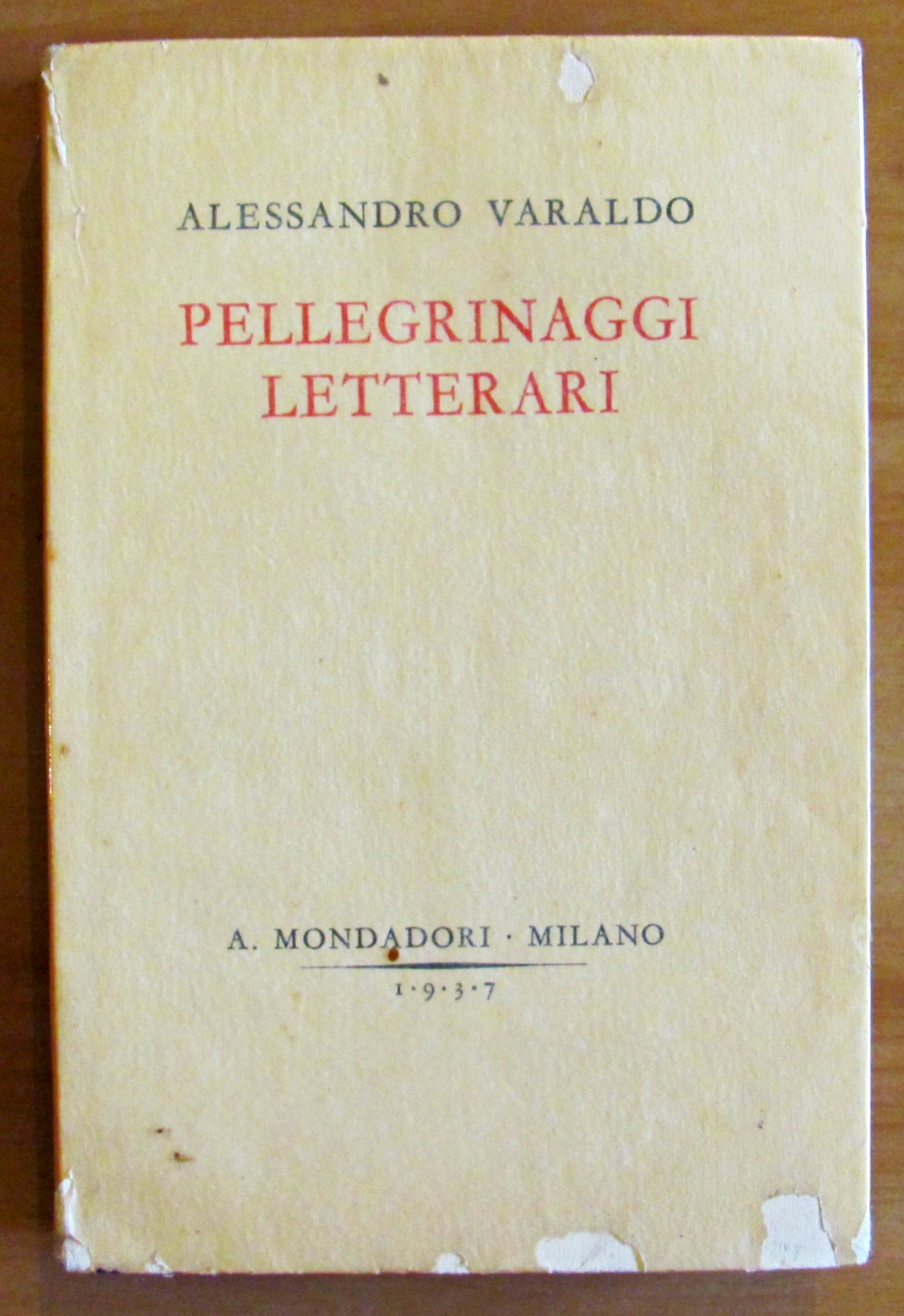 PELLEGRINAGGI LETTERARI