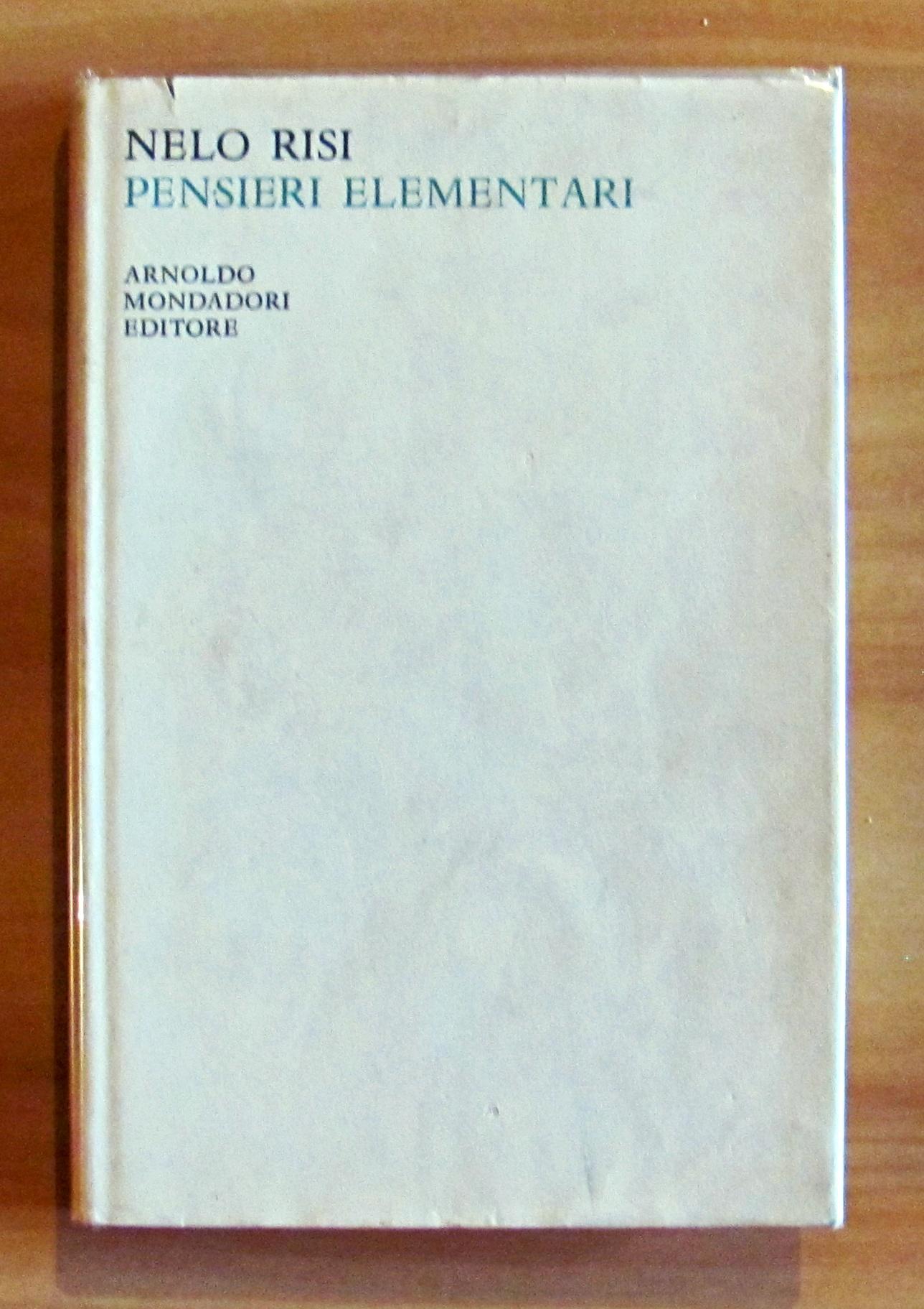 PENSIERI ELEMENTARI. Collana LO SPECCHIO