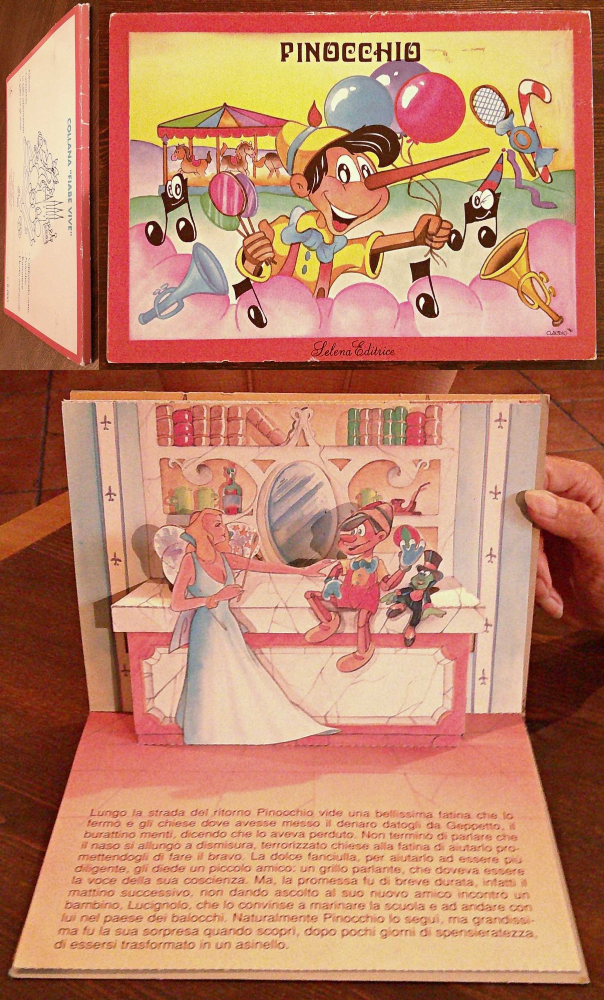 PINOCCHIO - Coll. Fiabe Vive, 1990 - ill. FERRON