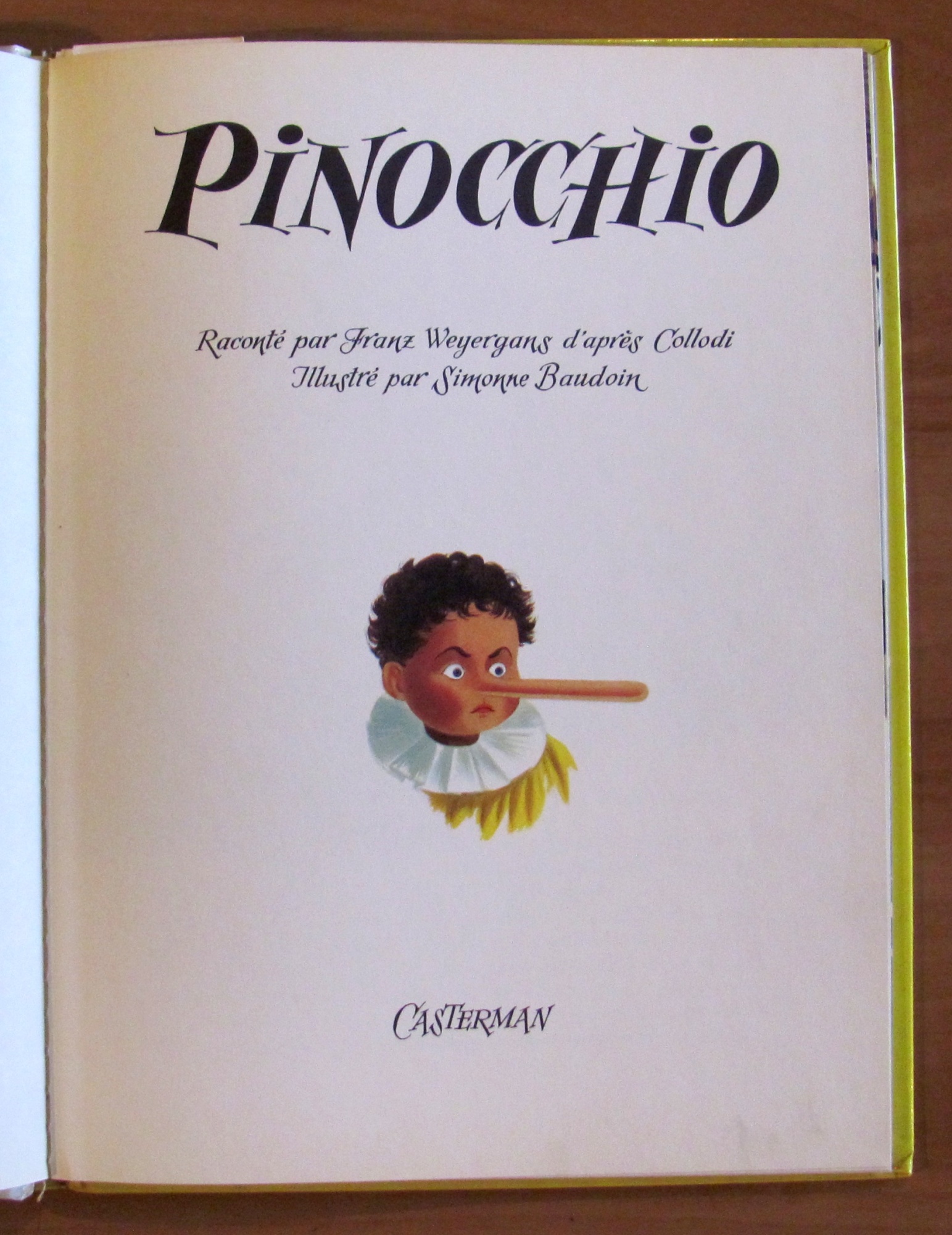 PINOCCHIO - Coll. L'Age d'Or, 1954 - ill. BAUDOIN