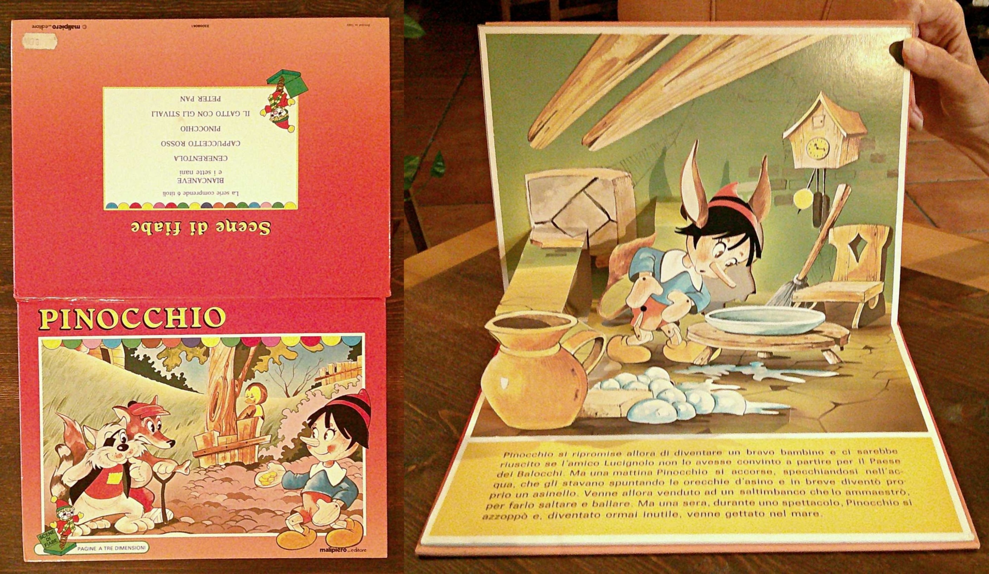 PINOCCHIO - Coll. Scene di Fiabe - POP-UP
