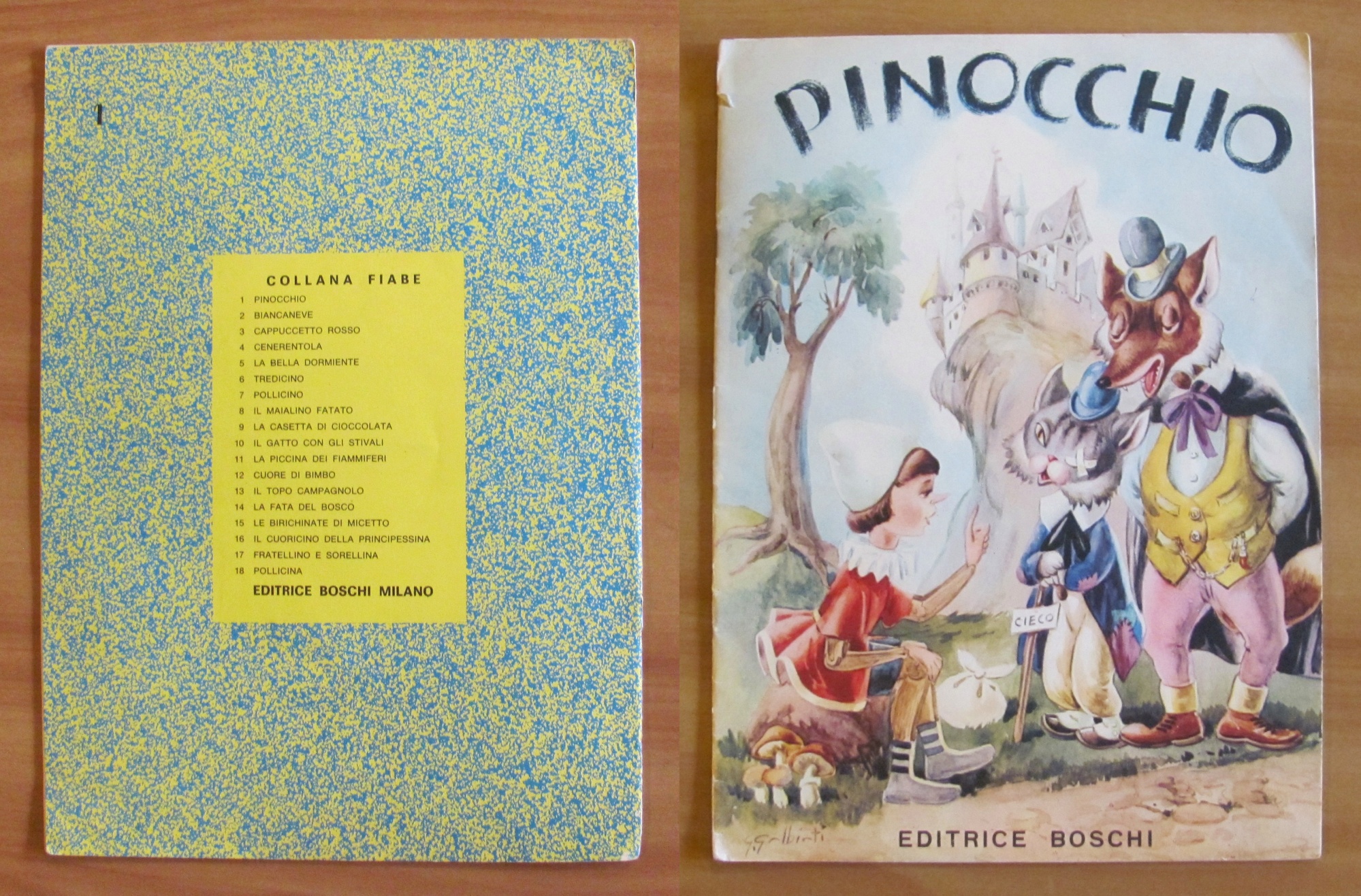 PINOCCHIO - Collana Fiabe, anni '50 - ill. GALBIATI e …
