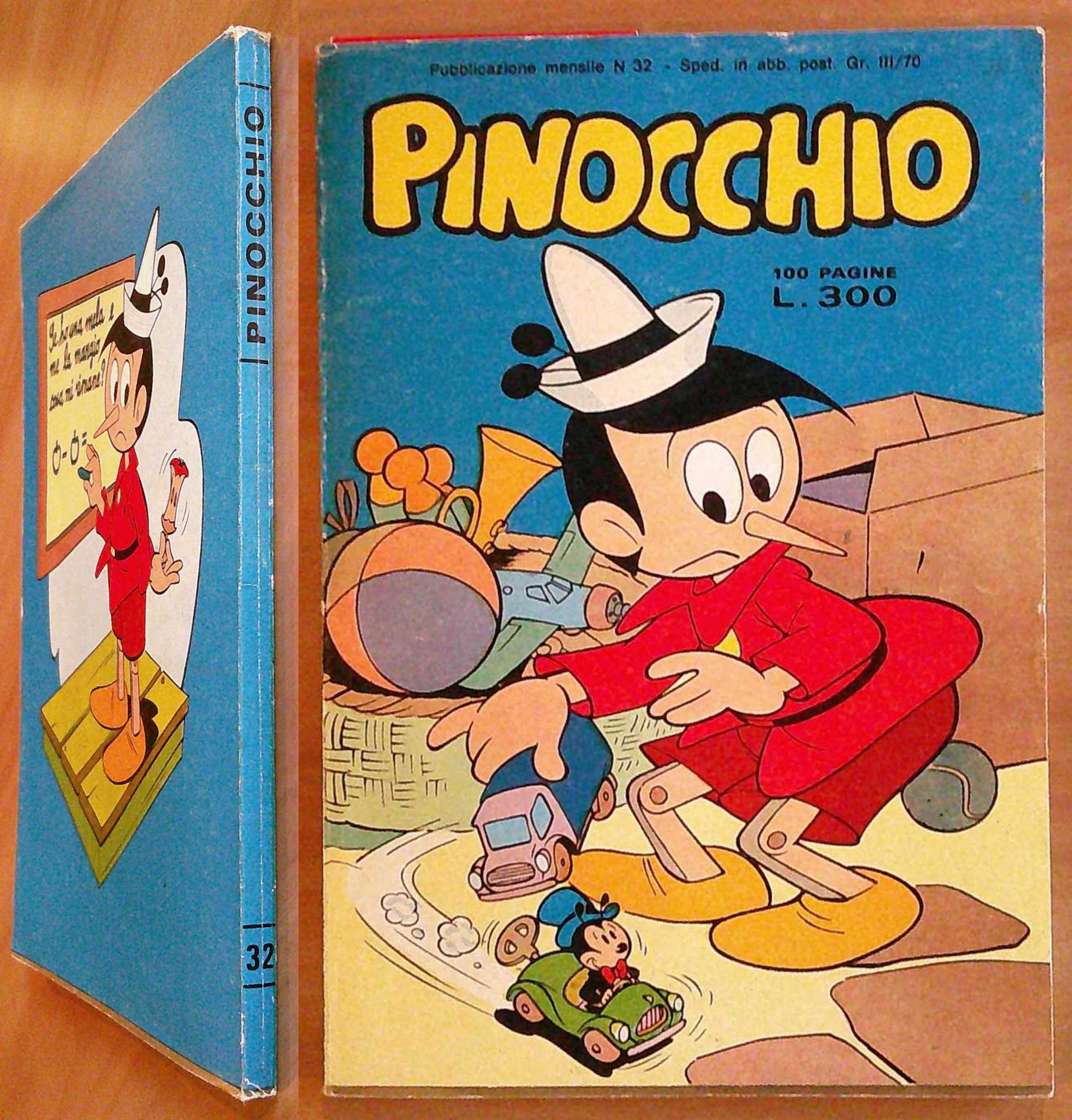 PINOCCHIO - Pubbl. Mensile N.32, 1976 - ill. a fumetti