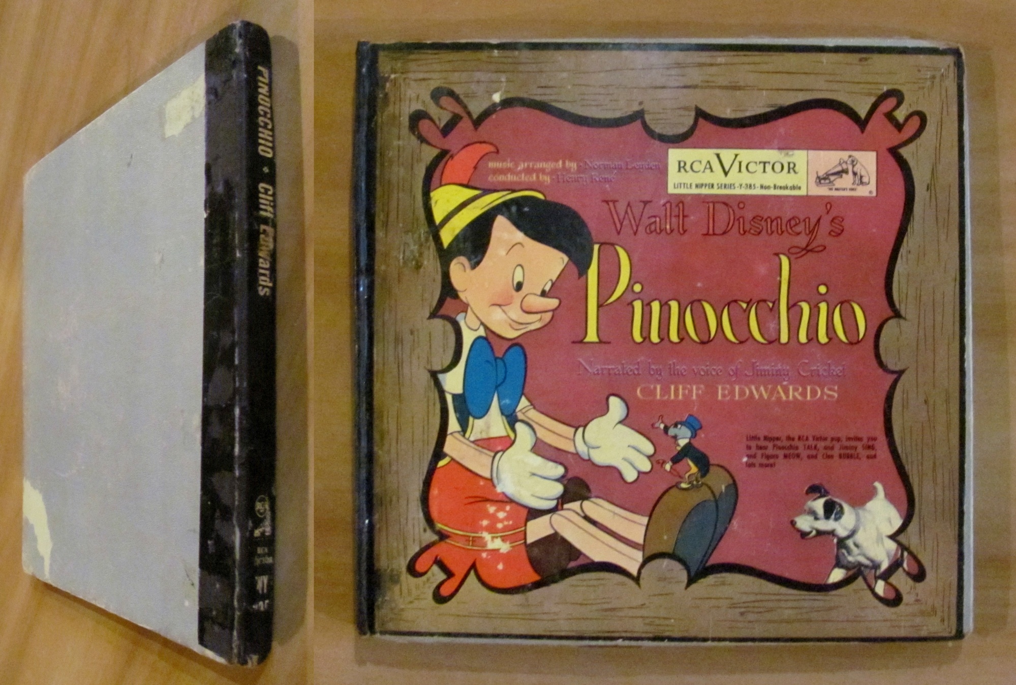 PINOCCHIO - RCA Victor con 2 Dischi, 1949