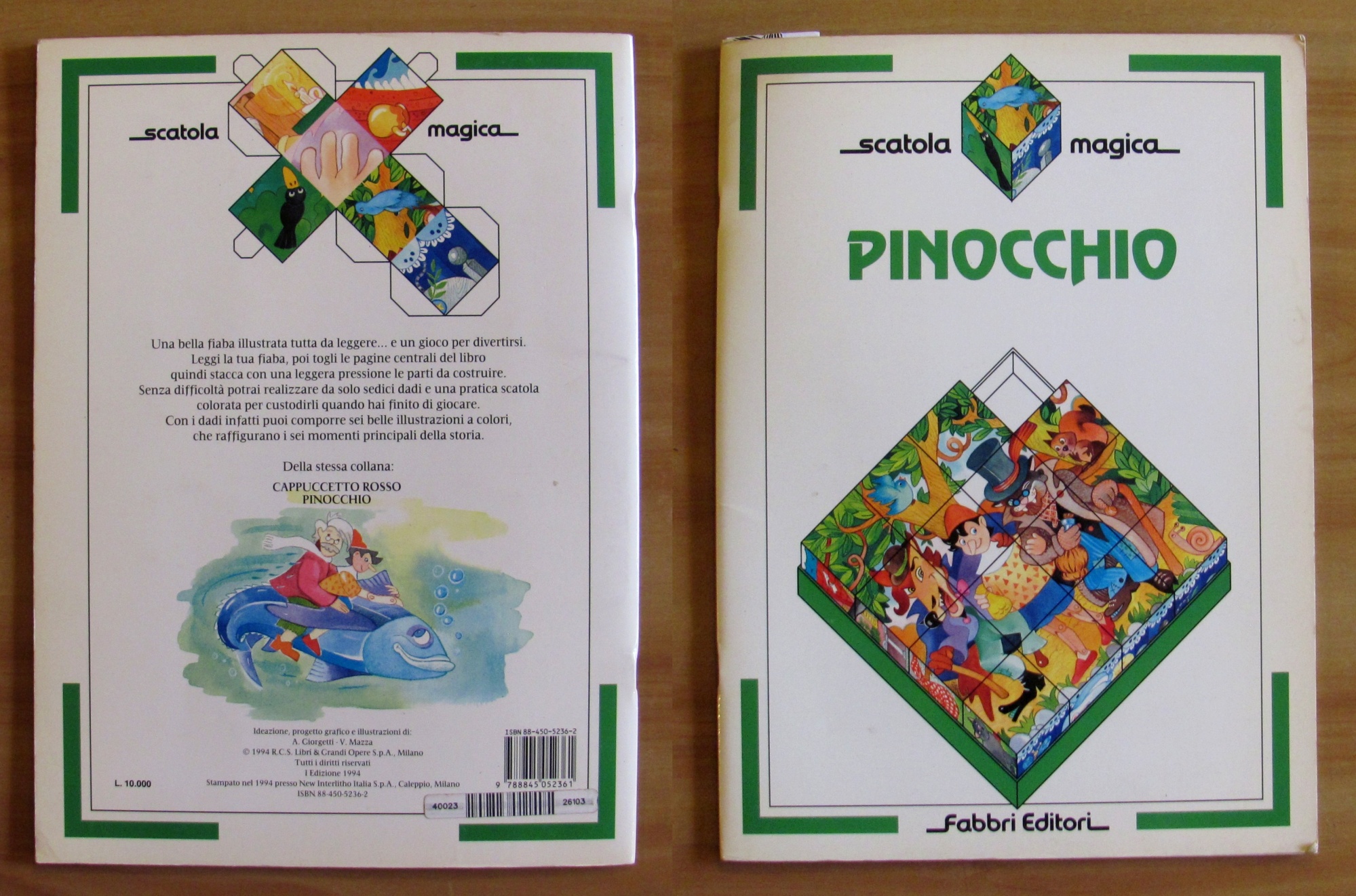 PINOCCHIO - SCATOLA MAGICA, I ed. 1994 - Gioco dei …