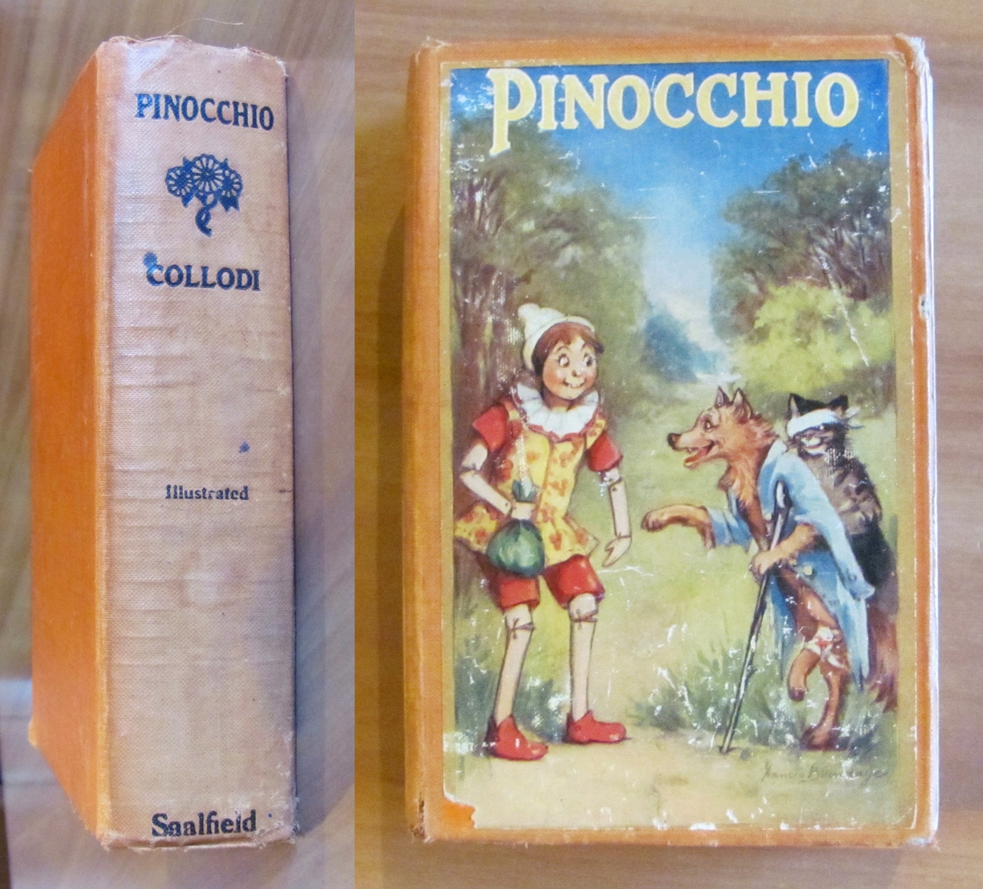 PINOCCHIO, 1924 - ill. BRUNDAGE