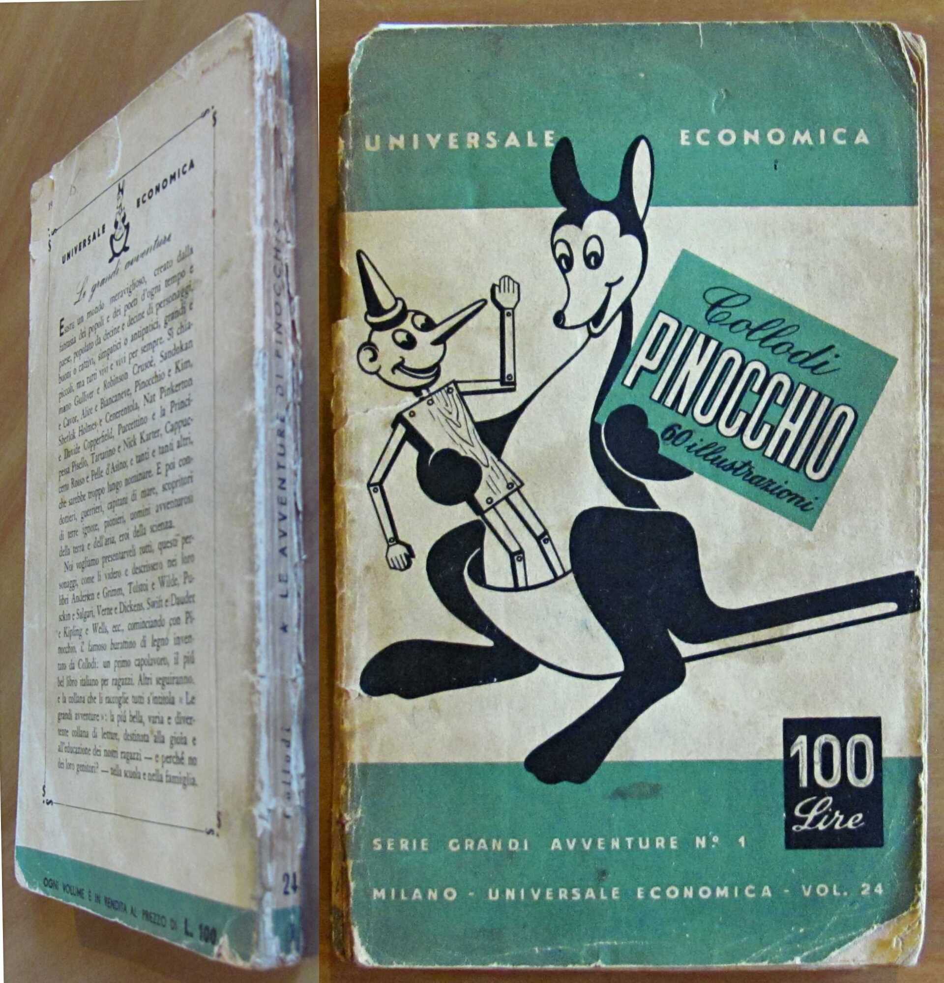 PINOCCHIO, 1949 - Collana Grandi Avventure N.1 - Tiratura Limitata