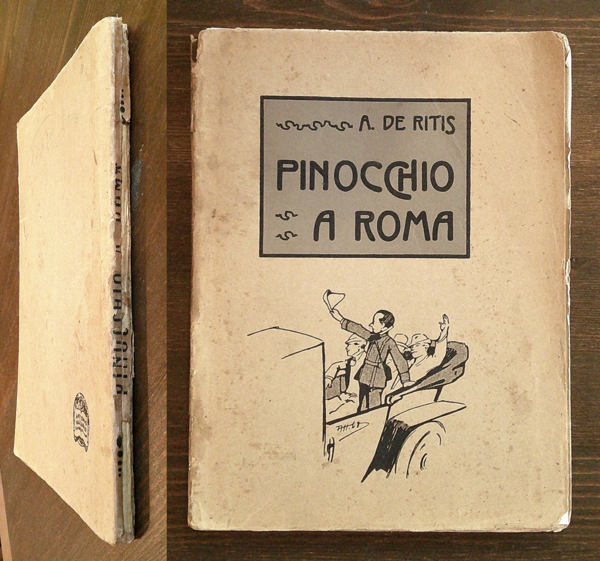 PINOCCHIO A ROMA, 1923 - ill. MUSSINO