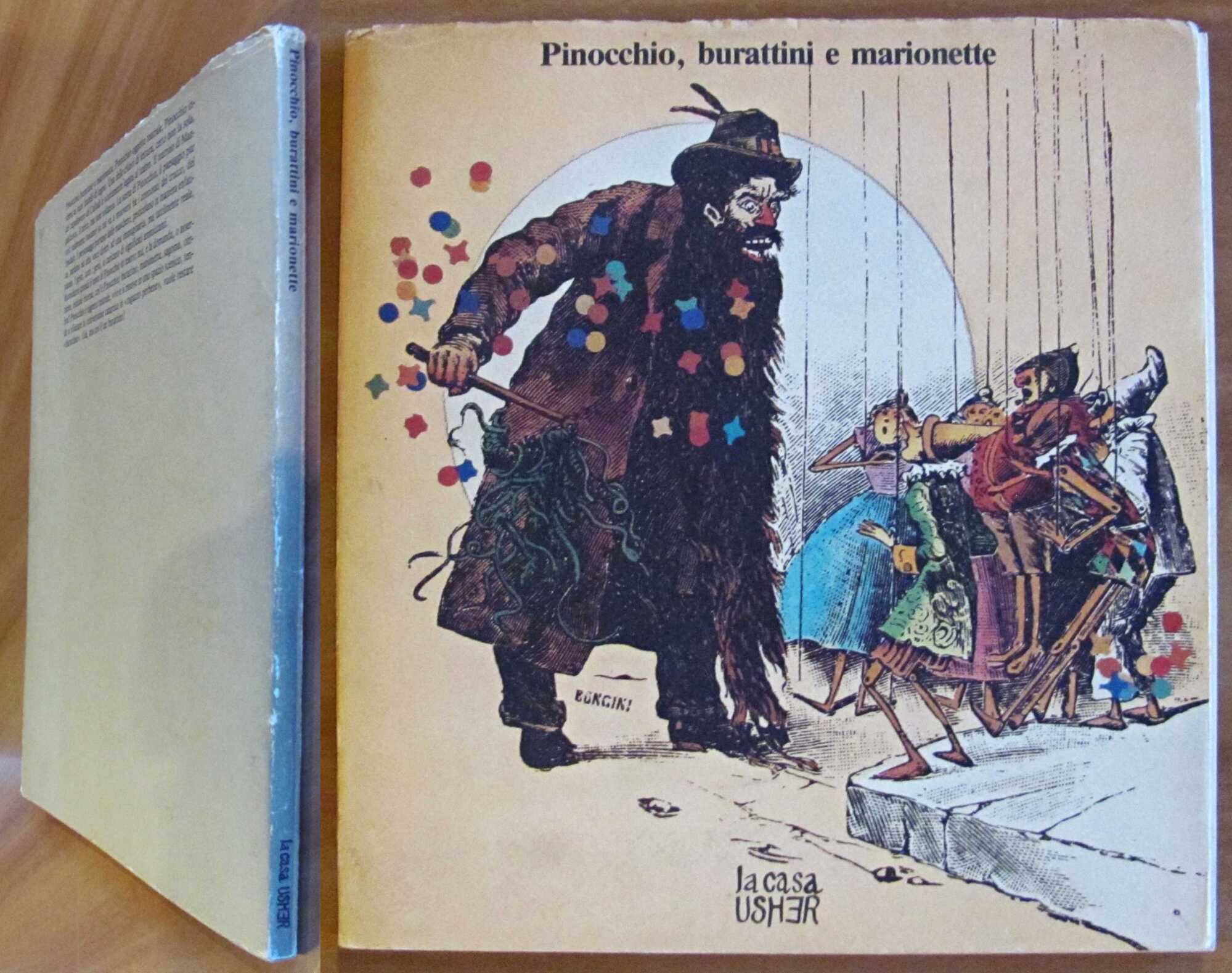 PINOCCHIO, BURATTINI E MARIONETTE - Coll. I Quadri Usher, 1982